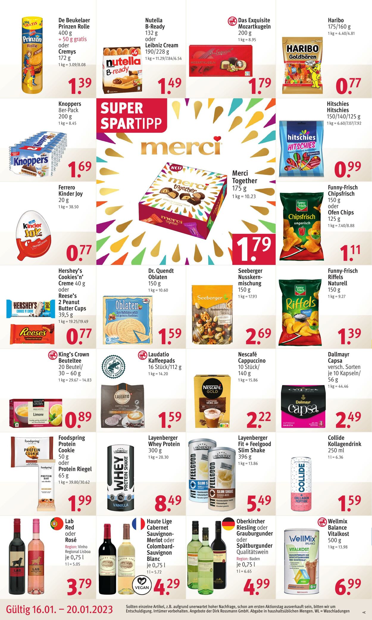 Prospekt Rossmann 16.01.2023 - 20.01.2023