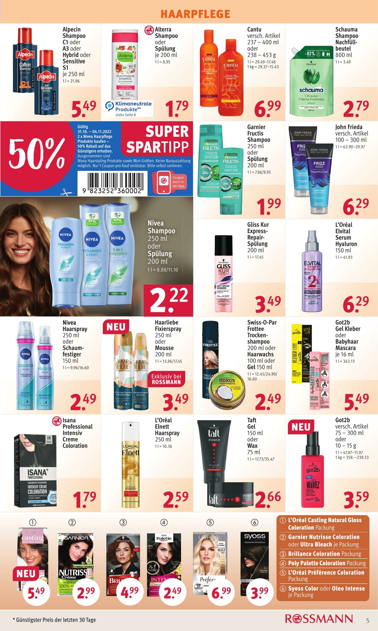 Prospekt Rossmann 31.10.2022 - 04.11.2022