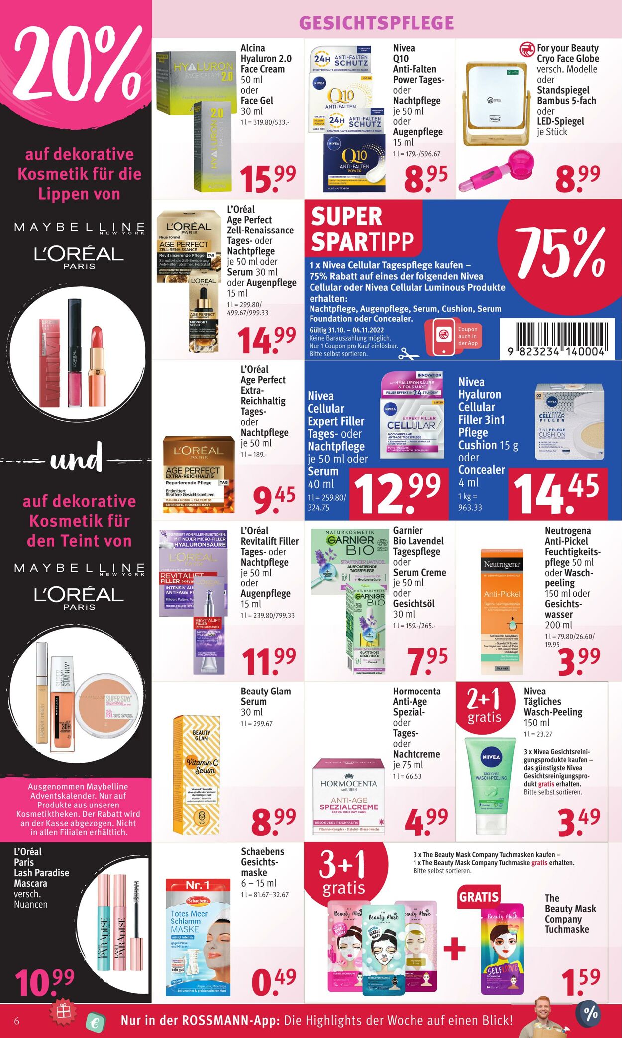 Prospekt Rossmann 31.10.2022 - 04.11.2022