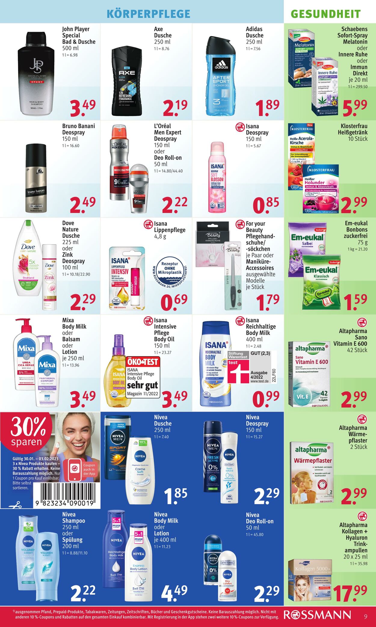 Prospekt Rossmann 30.01.2023 - 03.02.2023