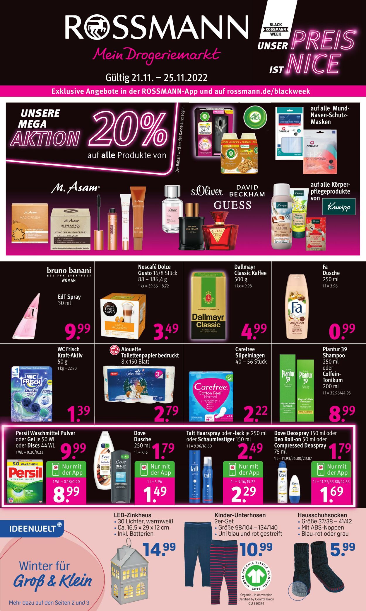 Prospekt Rossmann 21.11.2022 - 25.11.2022