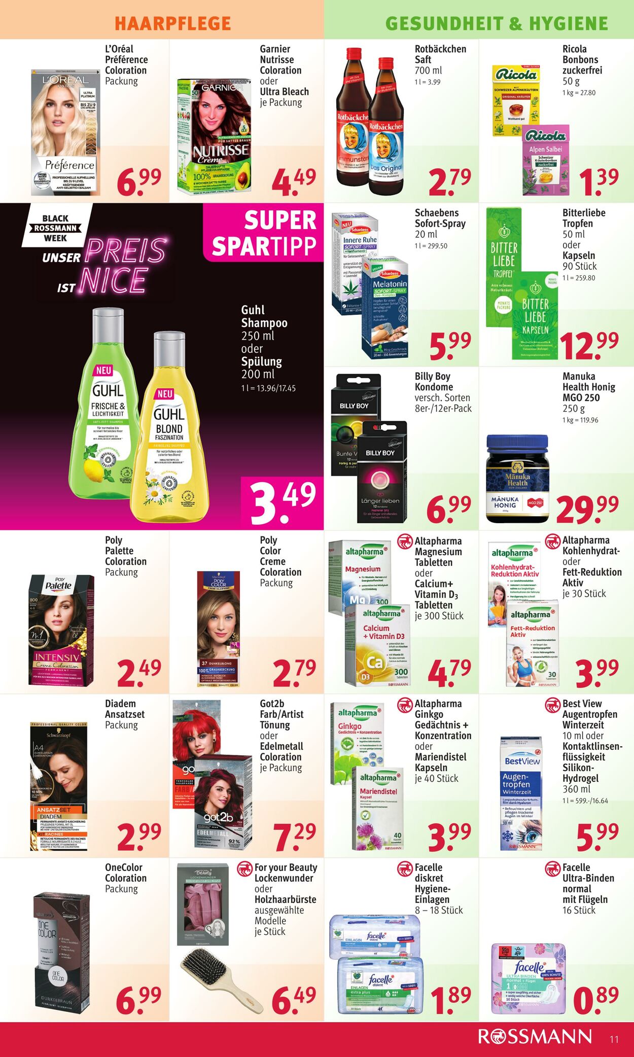 Prospekt Rossmann 21.11.2022 - 25.11.2022