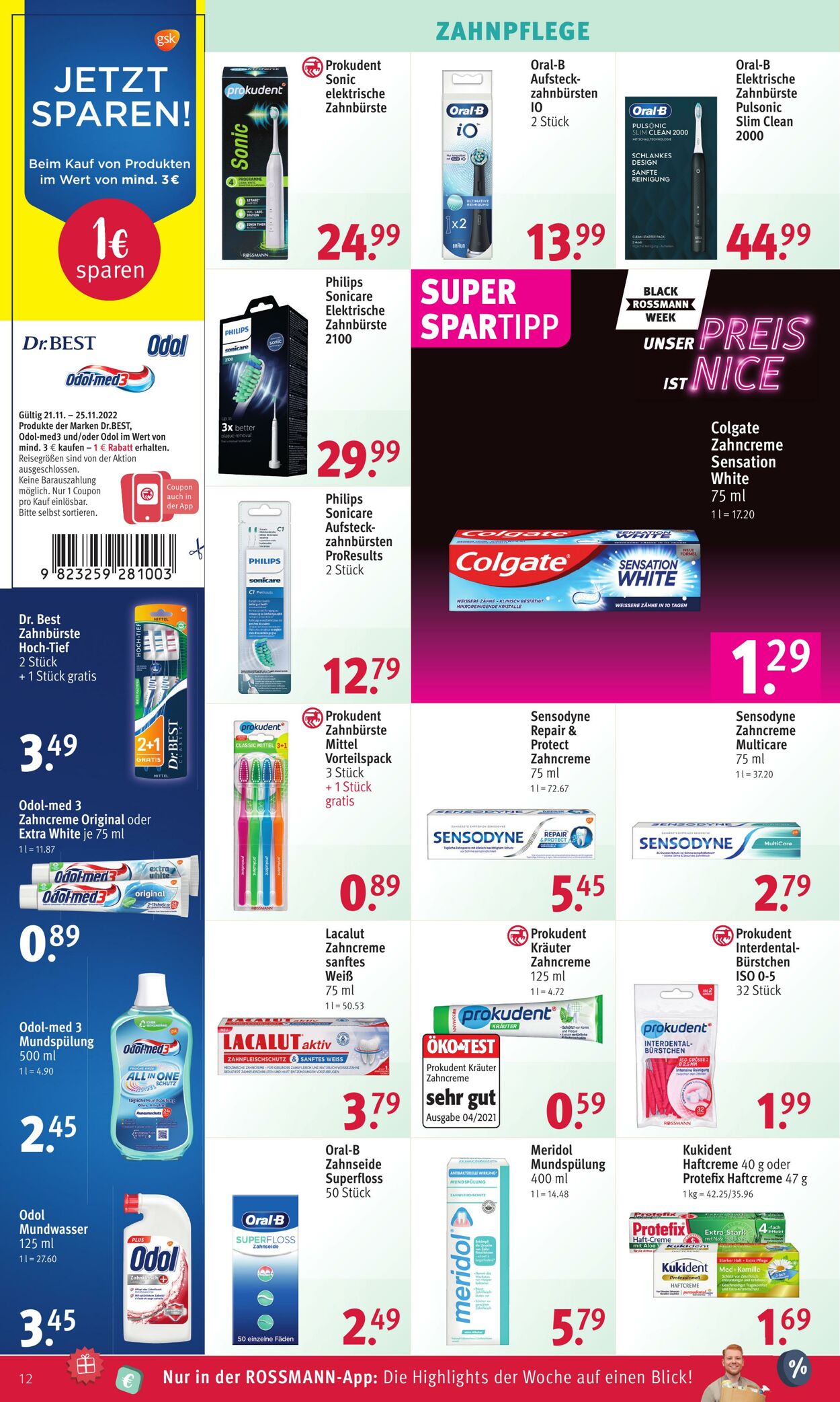 Prospekt Rossmann 21.11.2022 - 25.11.2022