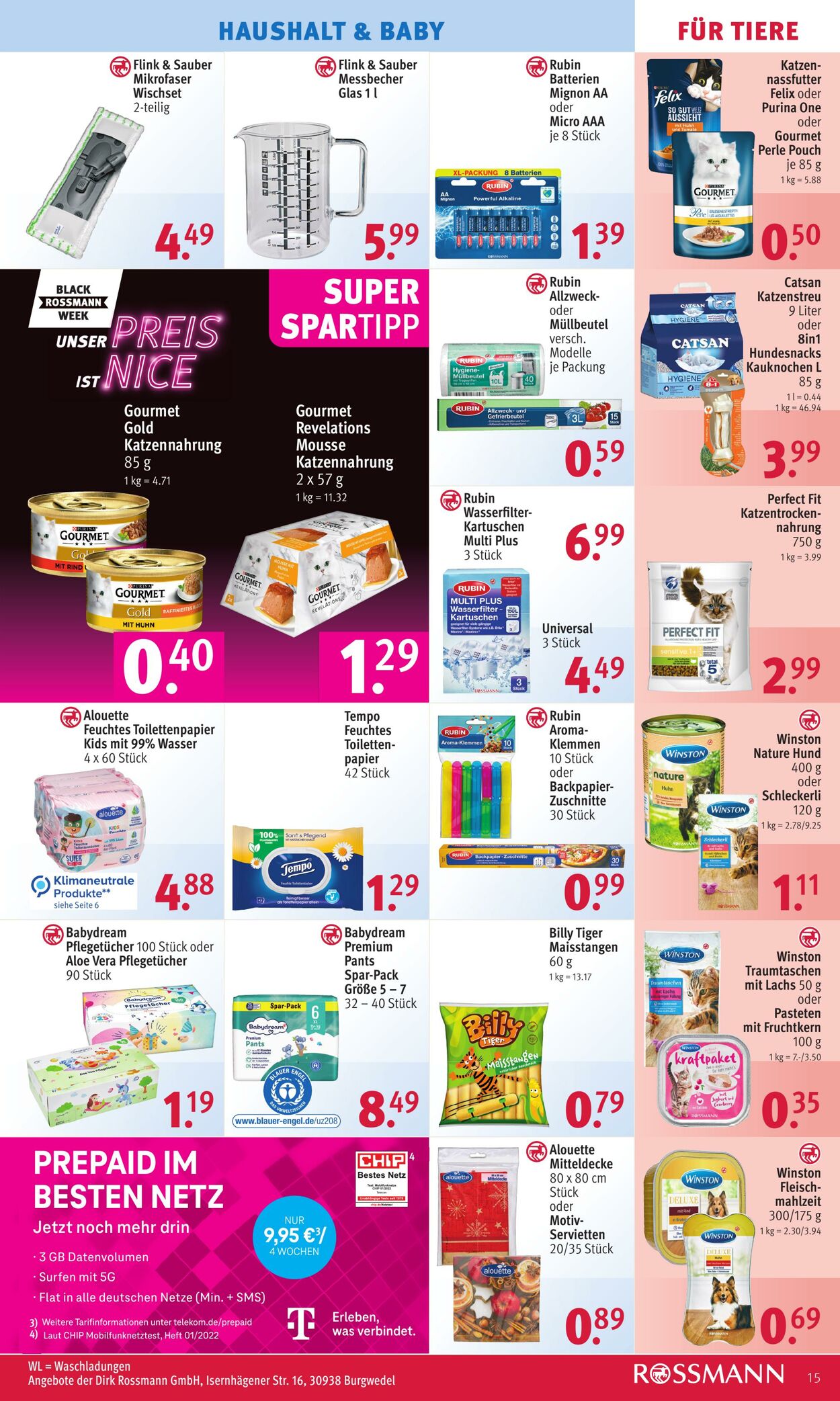 Prospekt Rossmann 21.11.2022 - 25.11.2022