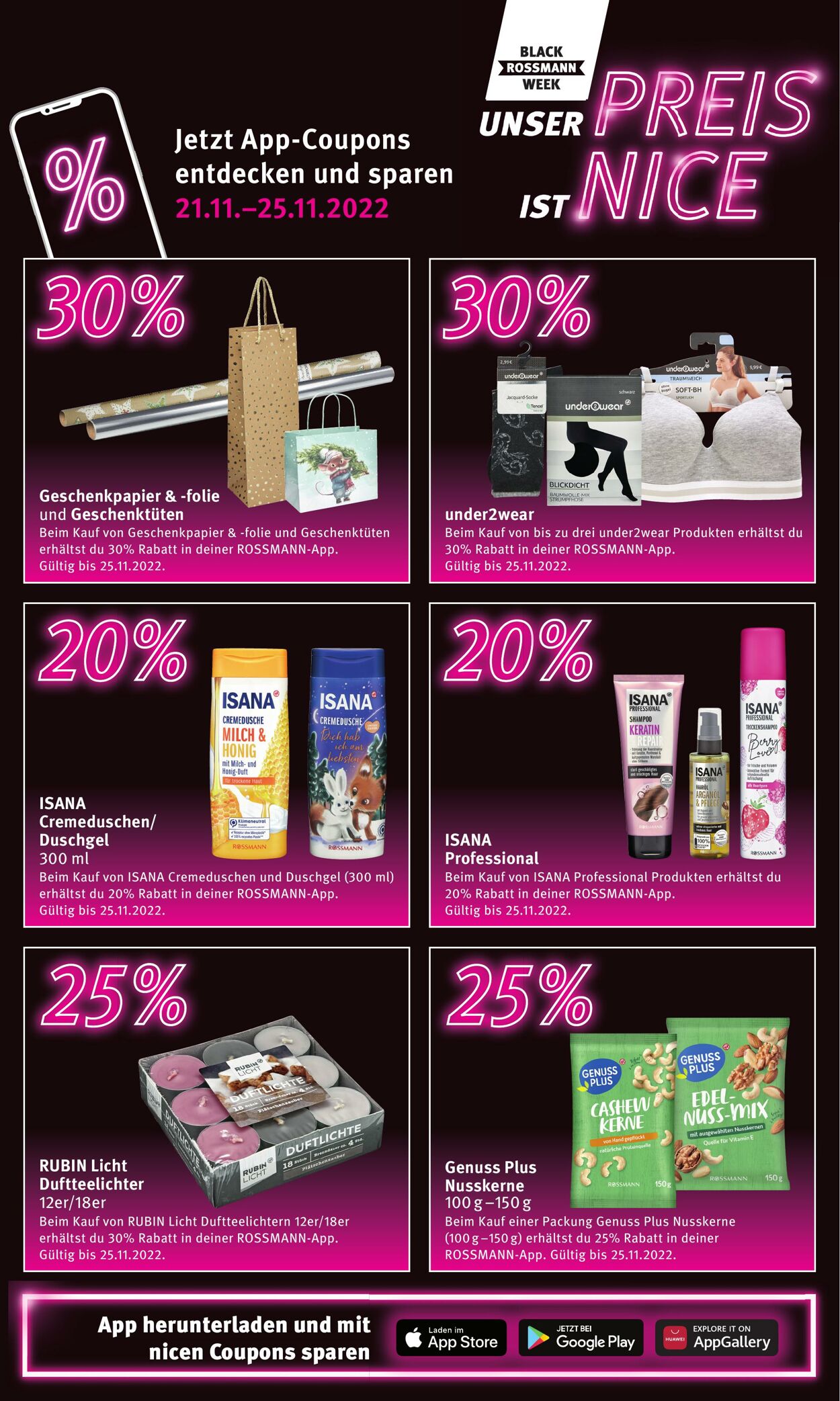 Prospekt Rossmann 21.11.2022 - 25.11.2022