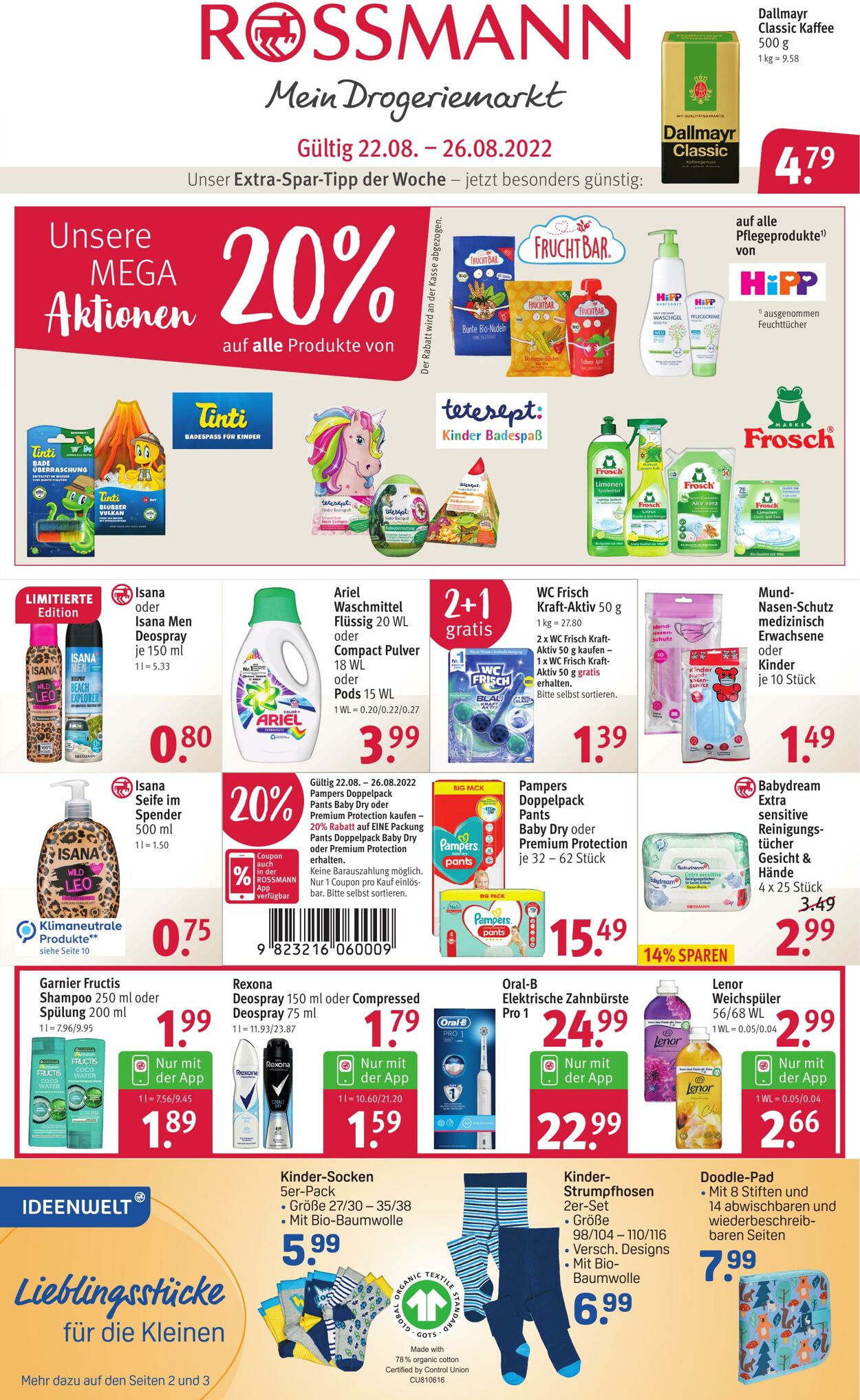 Prospekt Rossmann 22.08.2022 - 26.08.2022