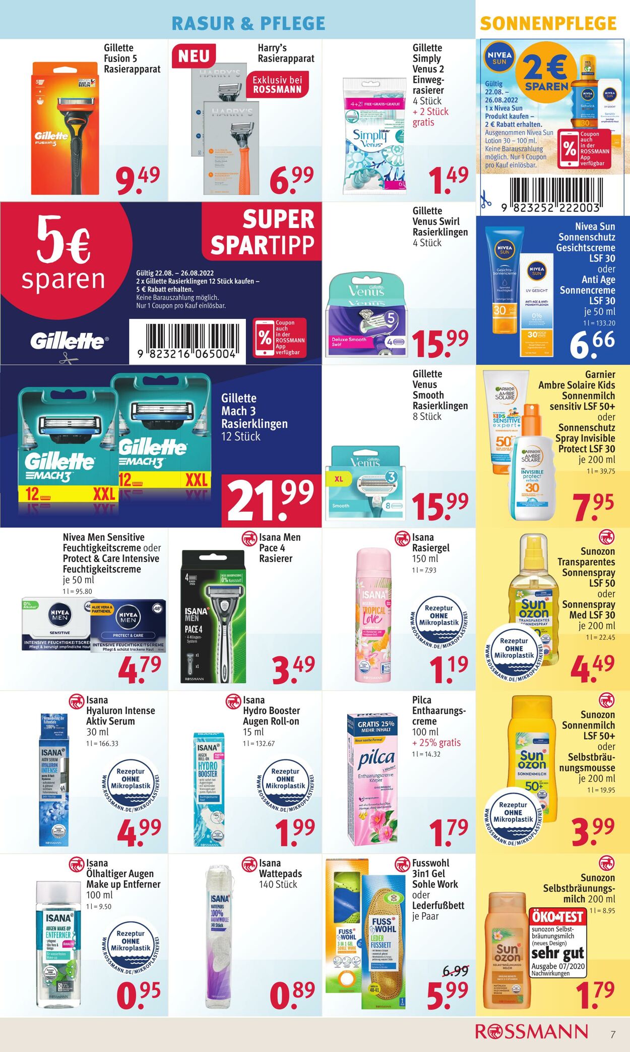 Prospekt Rossmann 22.08.2022 - 26.08.2022