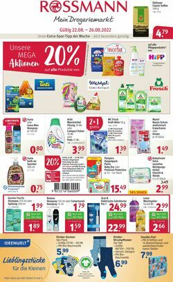 Prospekt Rossmann 22.08.2022 - 26.08.2022