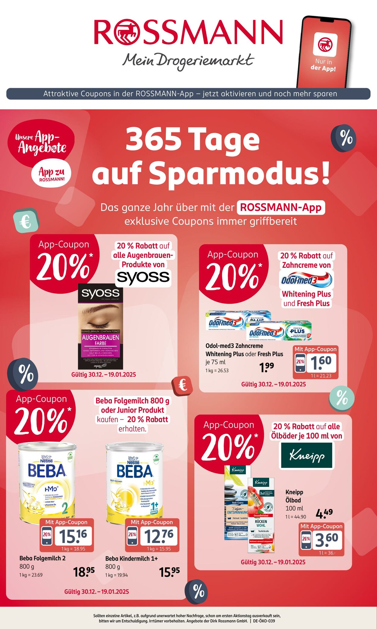 Prospekt Rossmann 30.12.2024 - 19.01.2025