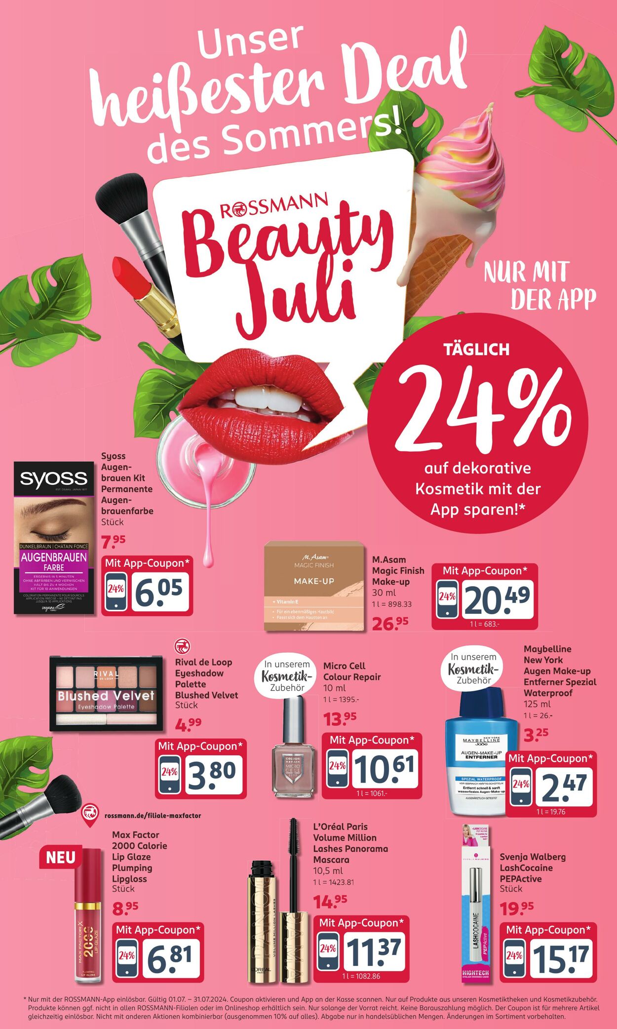 Prospekt Rossmann 01.07.2024 - 05.07.2024