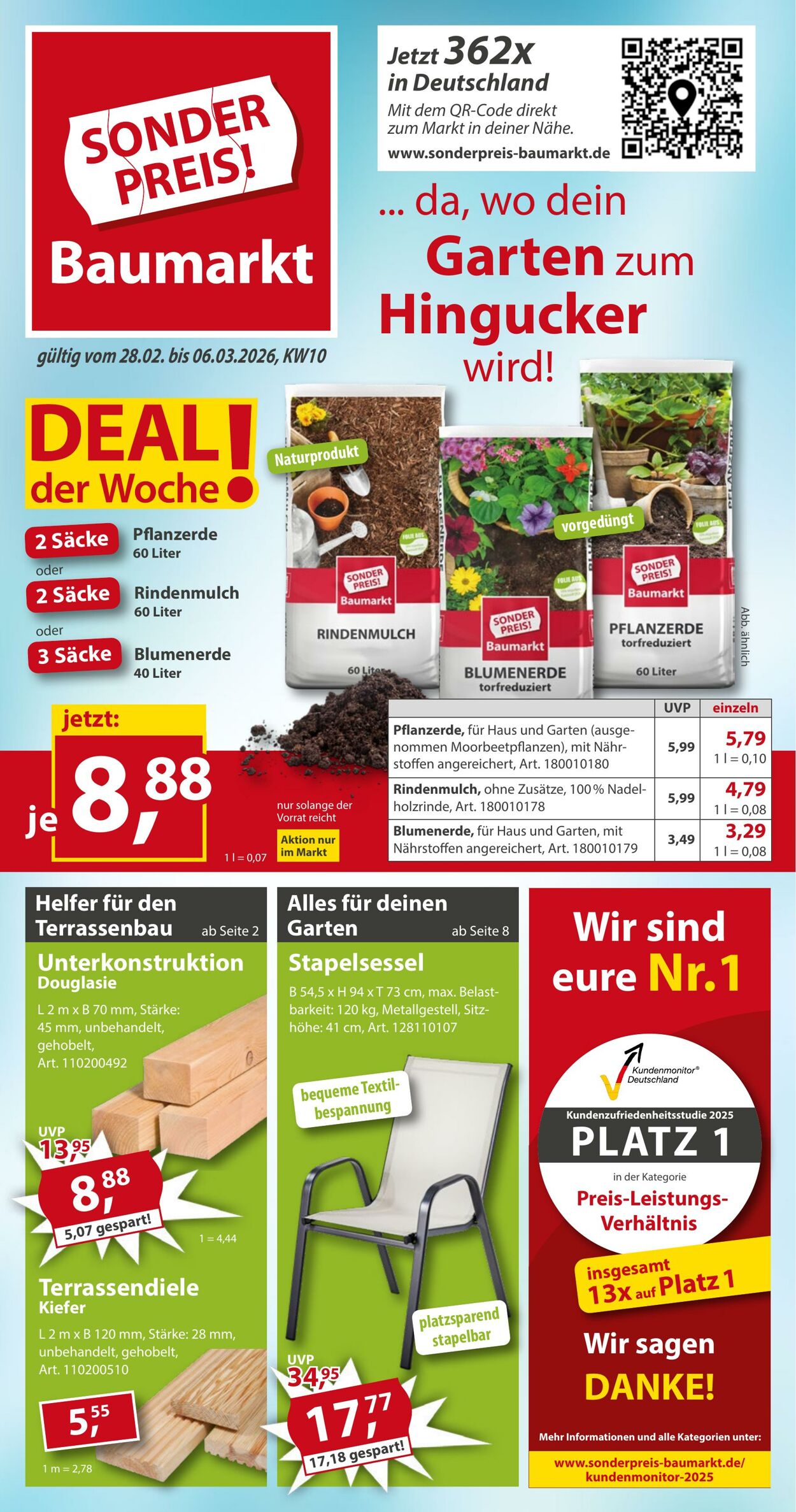 Prospekt Sonderpreis Baumarkt 21.02.2026 - 07.03.2026