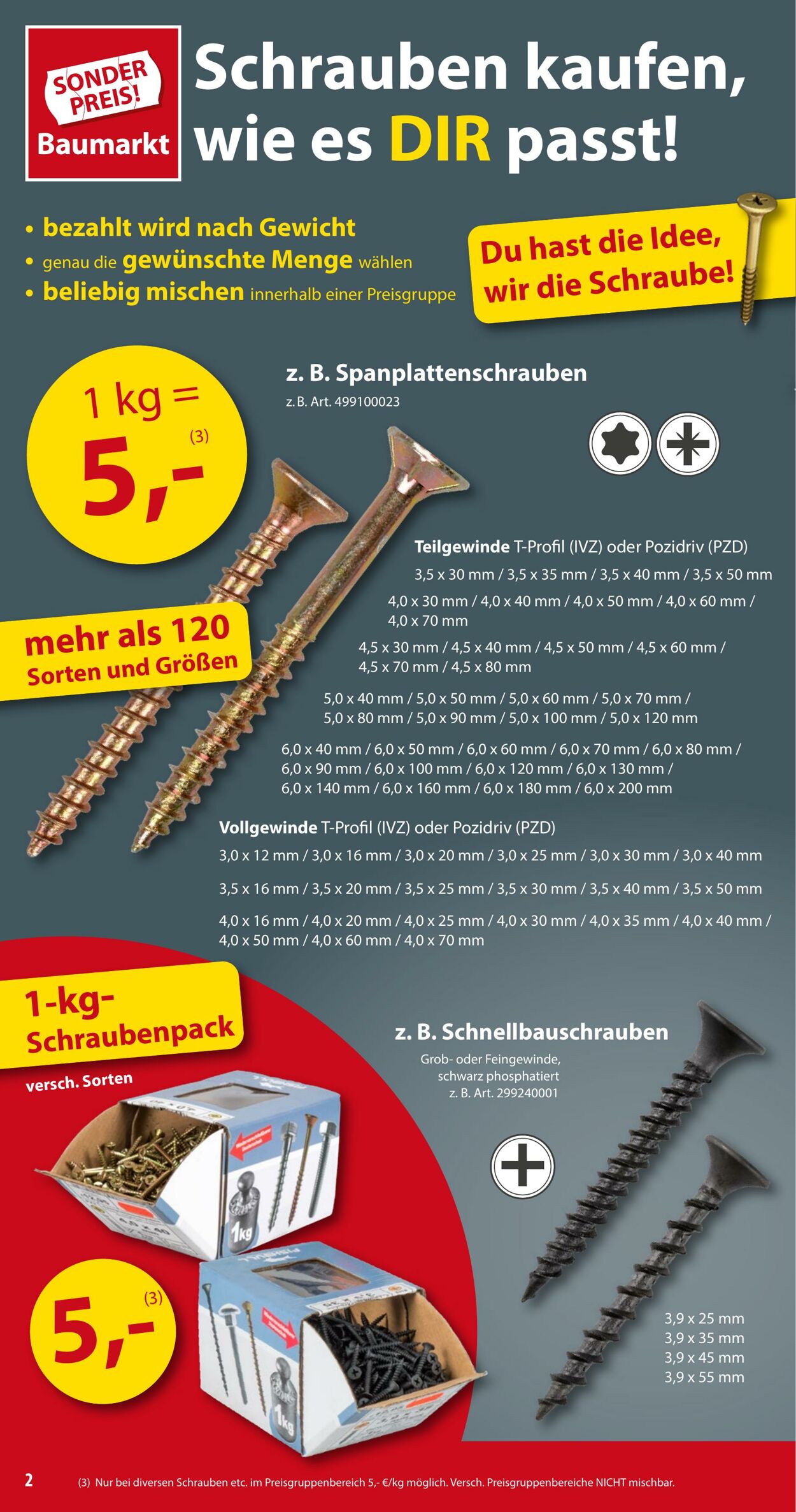 Prospekt Sonderpreis Baumarkt 21.02.2026 - 07.03.2026