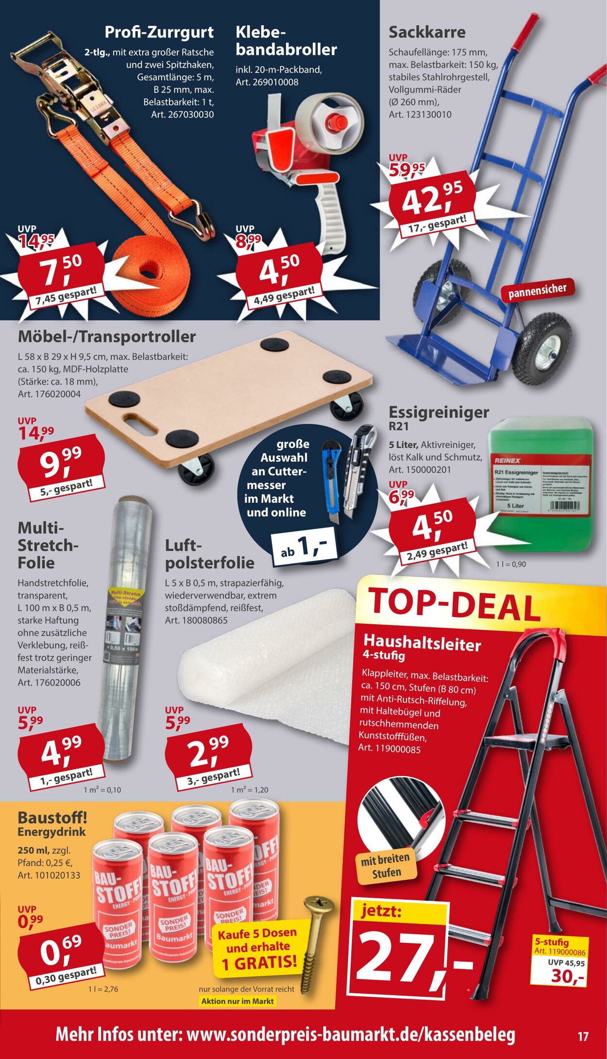 Prospekt Sonderpreis Baumarkt 28.02.2026 - 14.03.2026