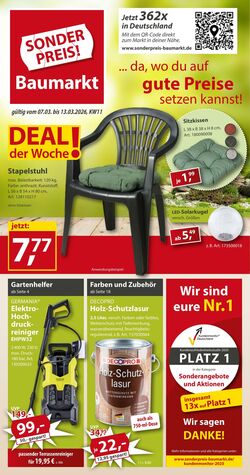 Prospekt Sonderpreis Baumarkt 28.02.2026 - 14.03.2026
