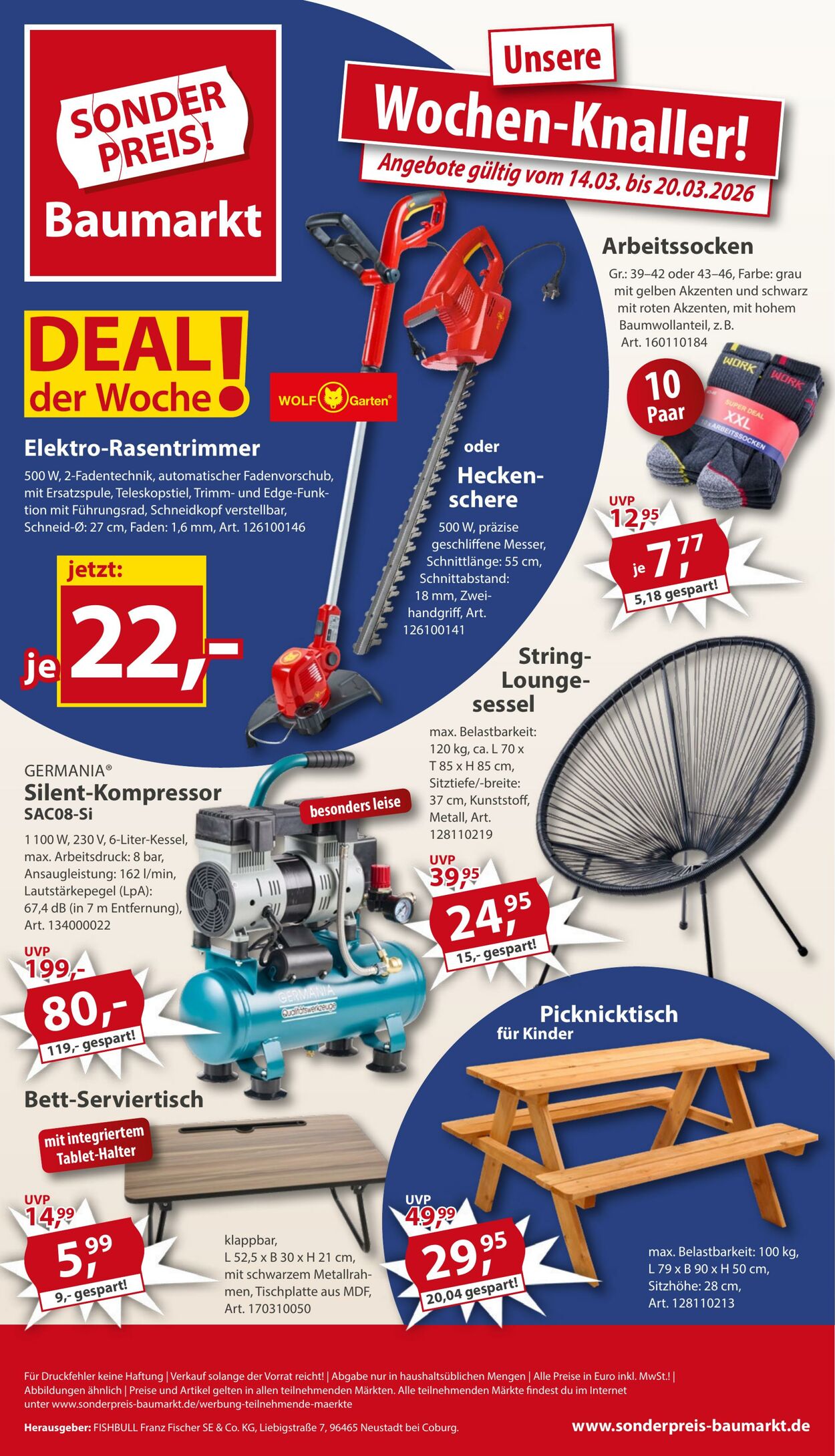 Prospekt Sonderpreis Baumarkt 07.03.2026 - 21.03.2026