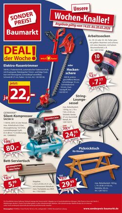 Prospekt Sonderpreis Baumarkt 07.03.2026 - 21.03.2026