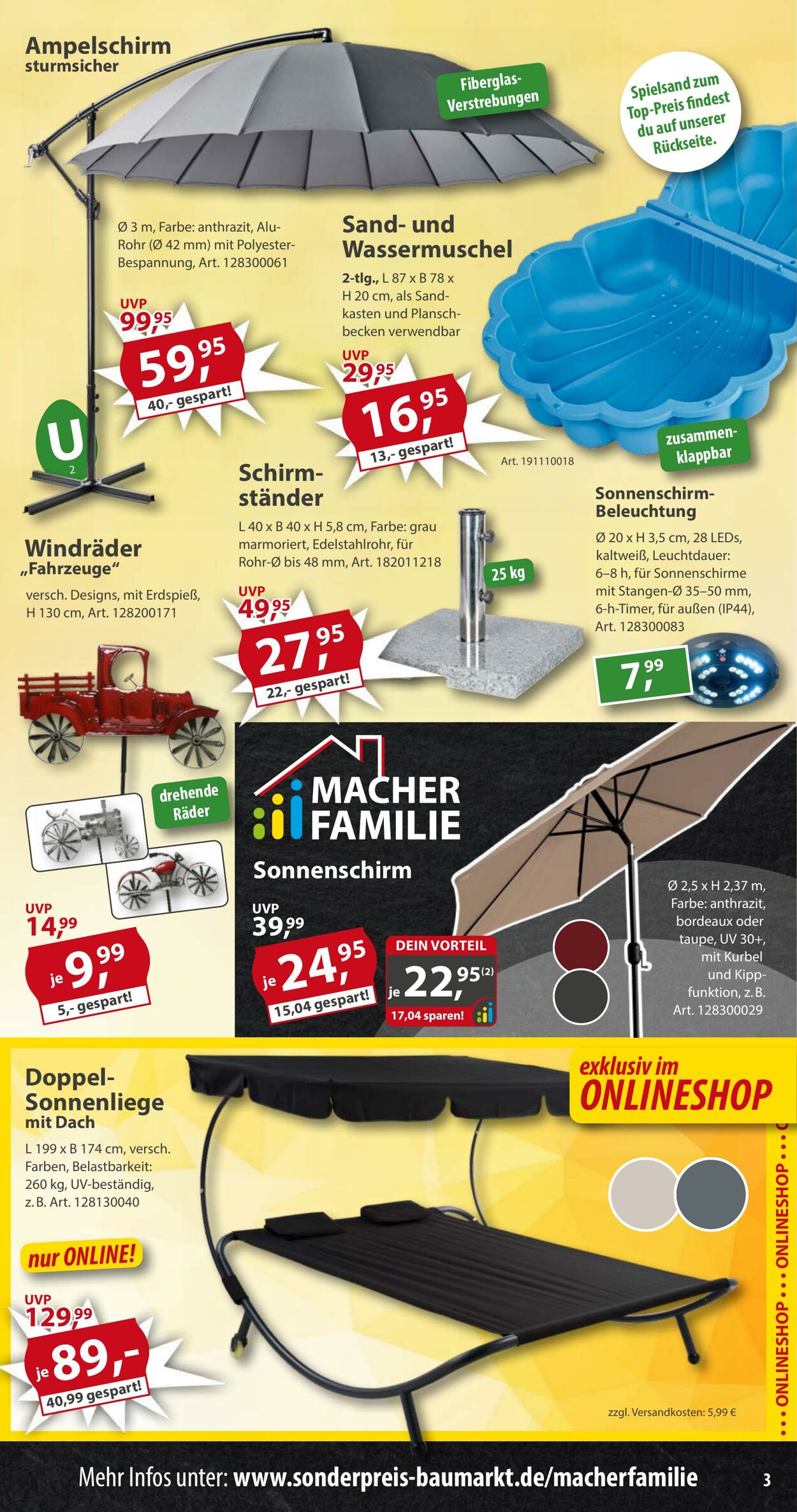 Prospekt Sonderpreis Baumarkt 14.03.2026 - 28.03.2026
