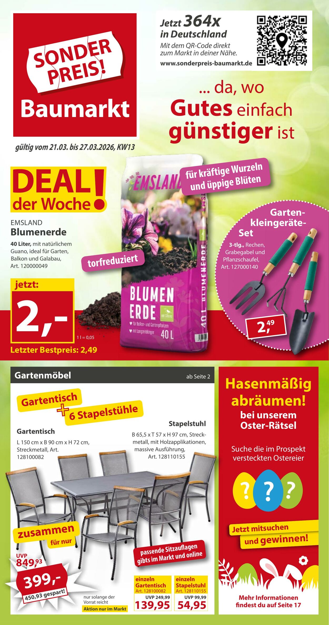 Prospekt Sonderpreis Baumarkt 14.03.2026 - 28.03.2026