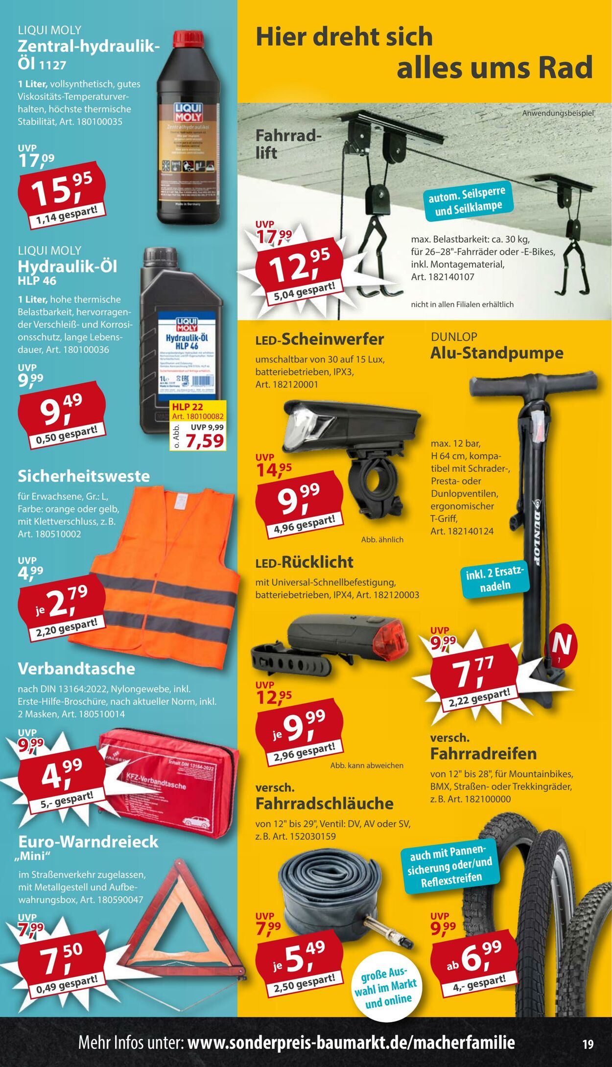 Prospekt Sonderpreis Baumarkt 14.03.2026 - 28.03.2026