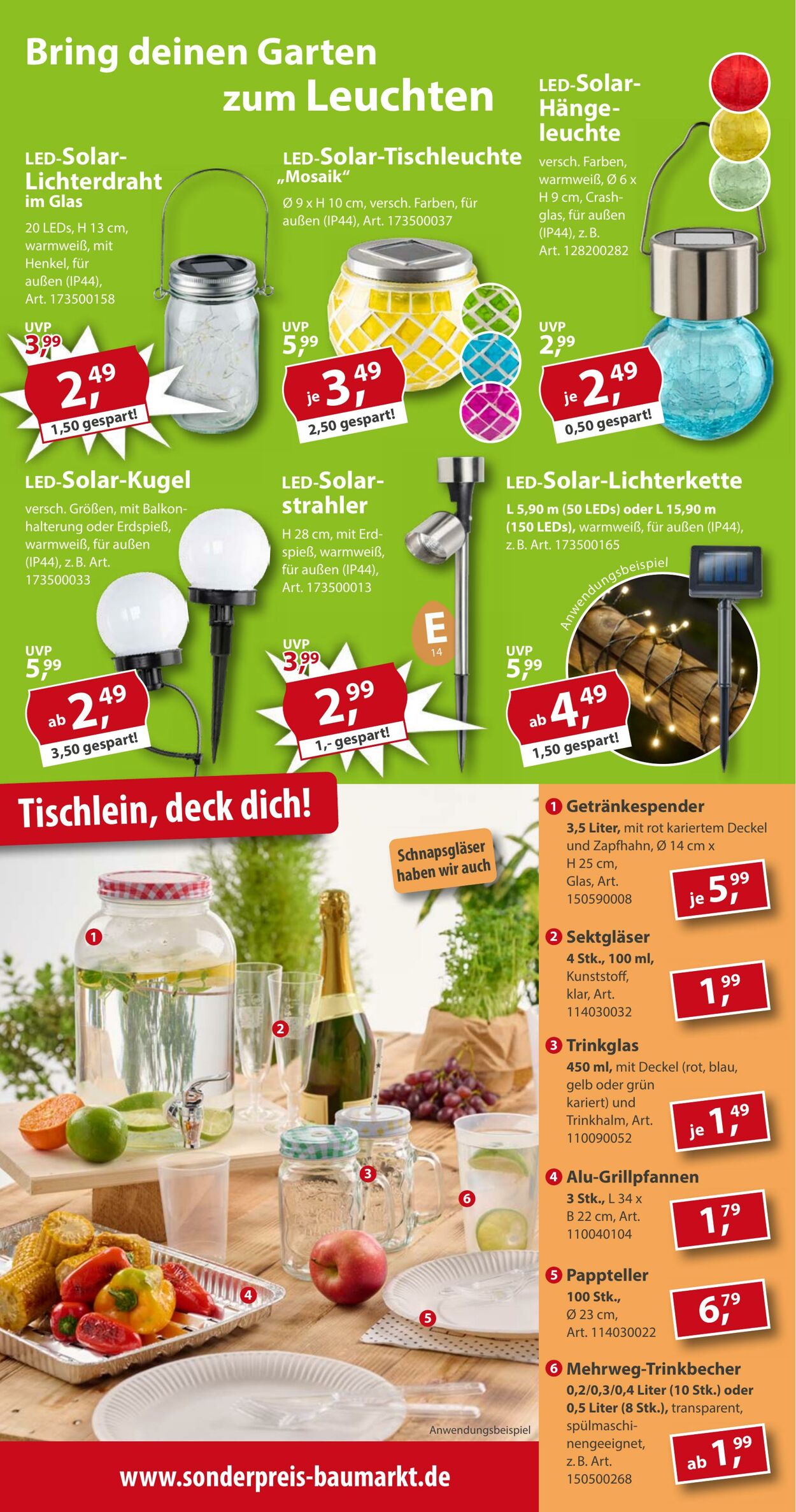 Prospekt Sonderpreis Baumarkt 14.03.2026 - 28.03.2026