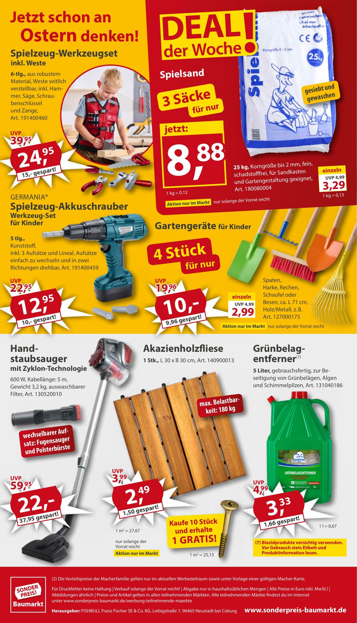 Prospekt Sonderpreis Baumarkt 14.03.2026 - 28.03.2026