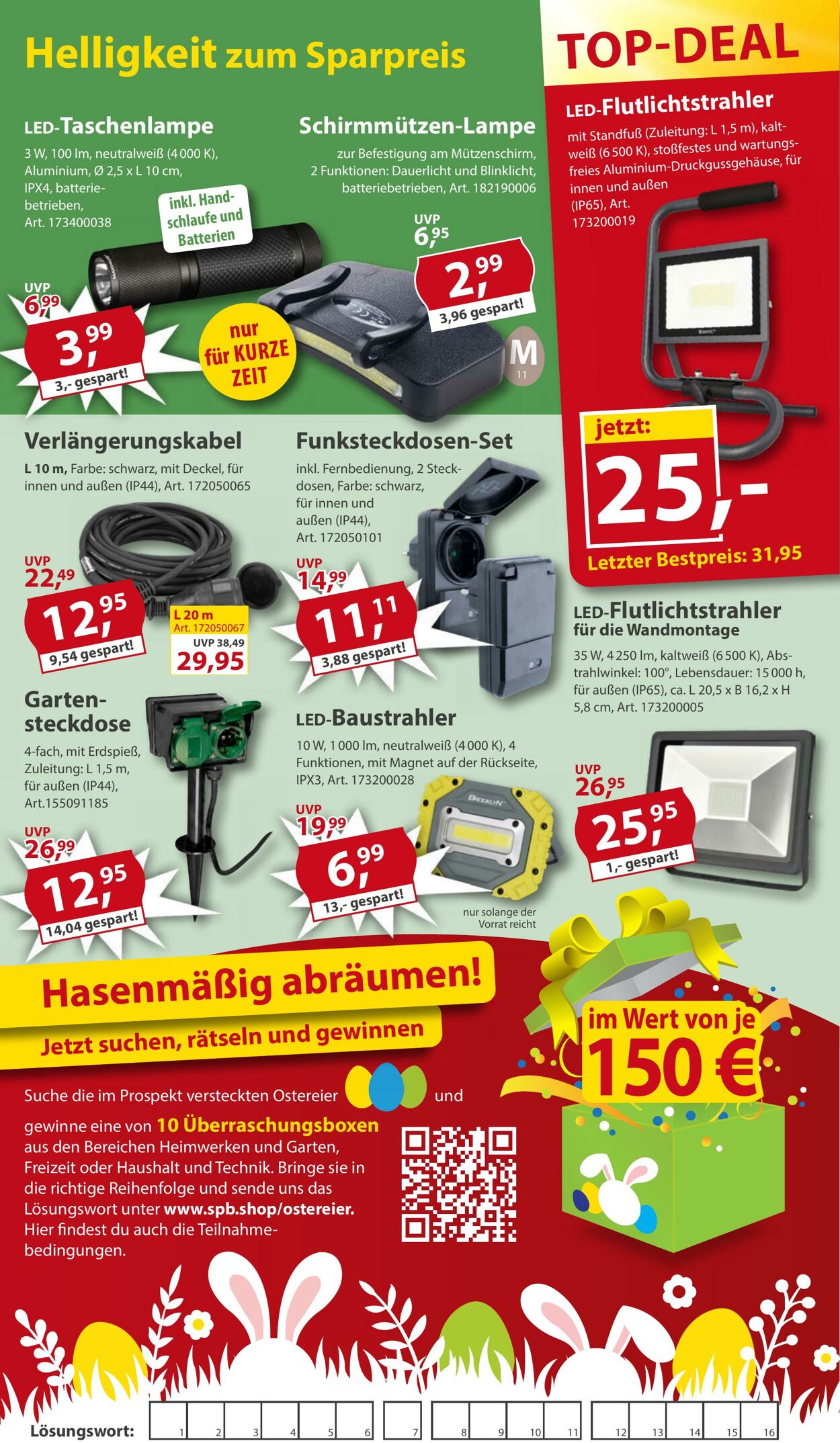 Prospekt Sonderpreis Baumarkt 14.03.2026 - 28.03.2026