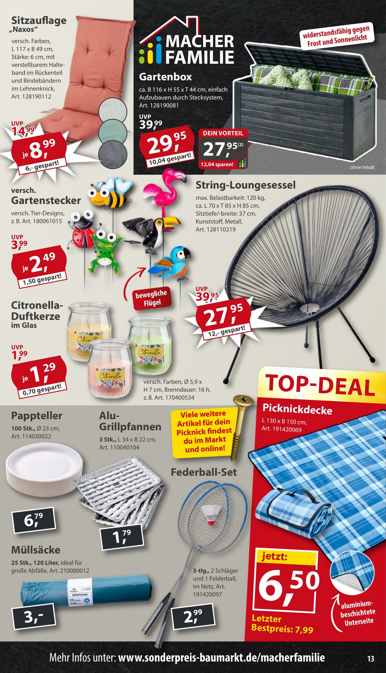 Prospekt Sonderpreis Baumarkt 21.03.2026 - 04.04.2026