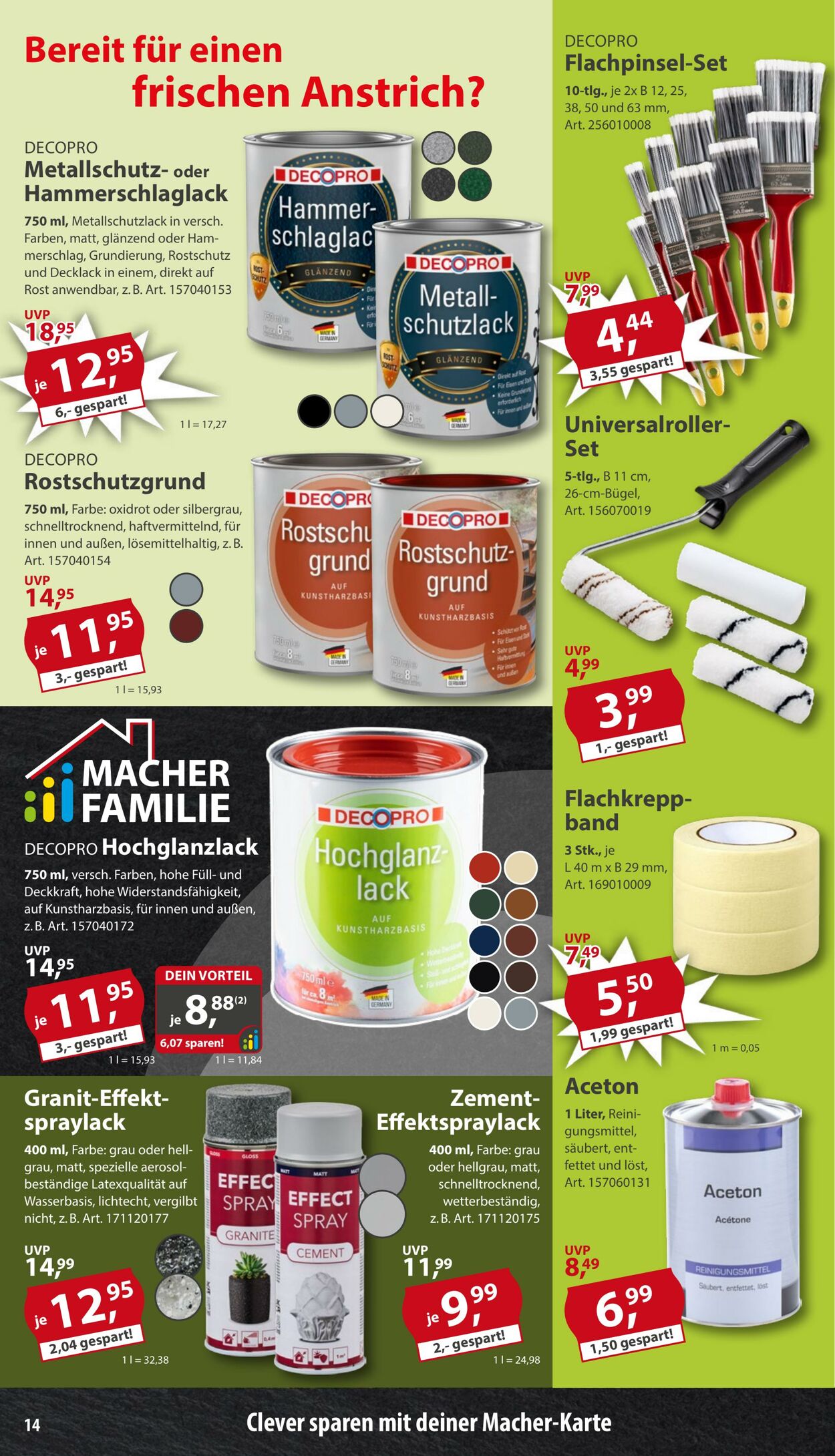 Prospekt Sonderpreis Baumarkt 21.03.2026 - 04.04.2026