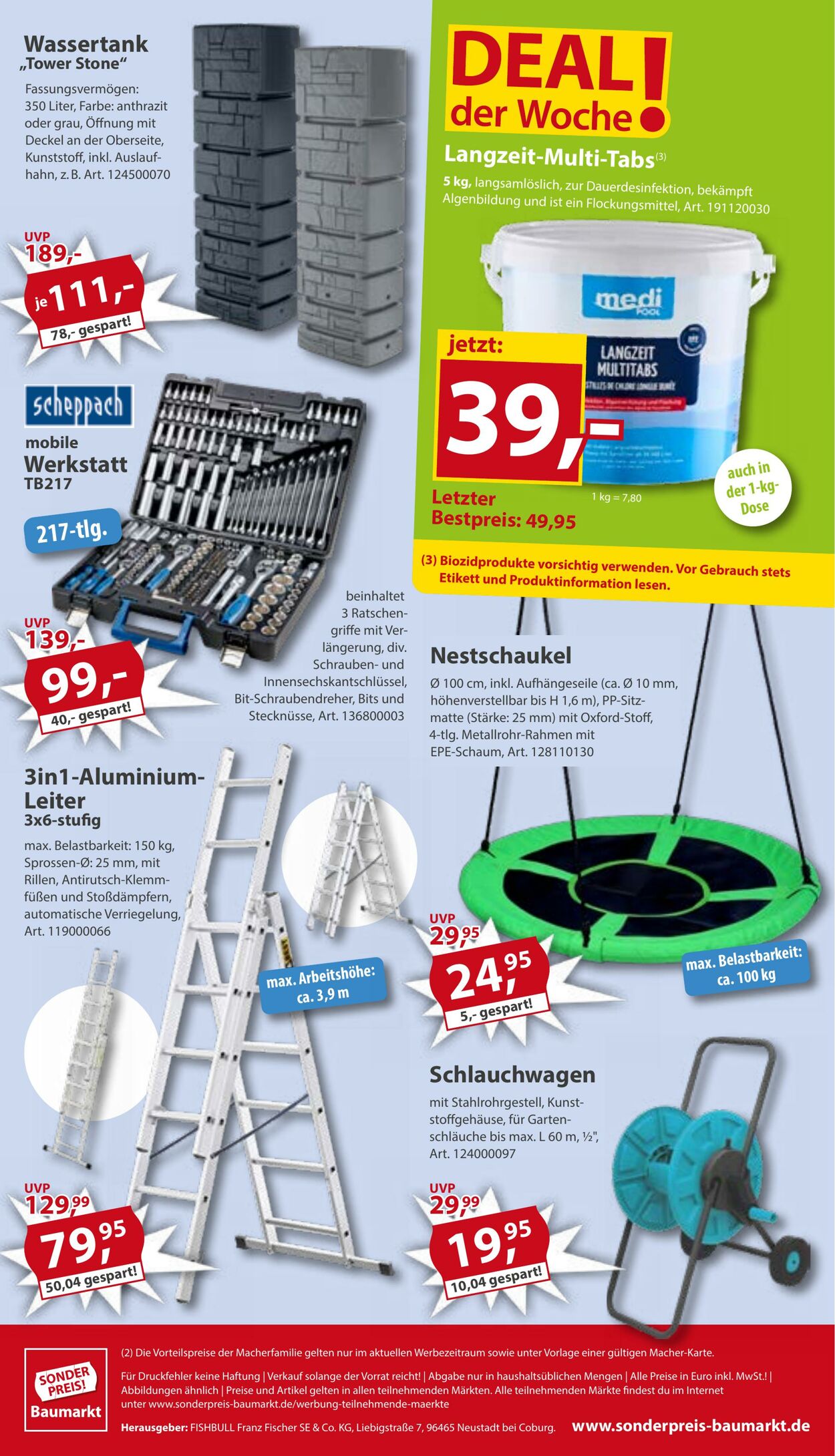 Prospekt Sonderpreis Baumarkt 28.03.2026 - 11.04.2026