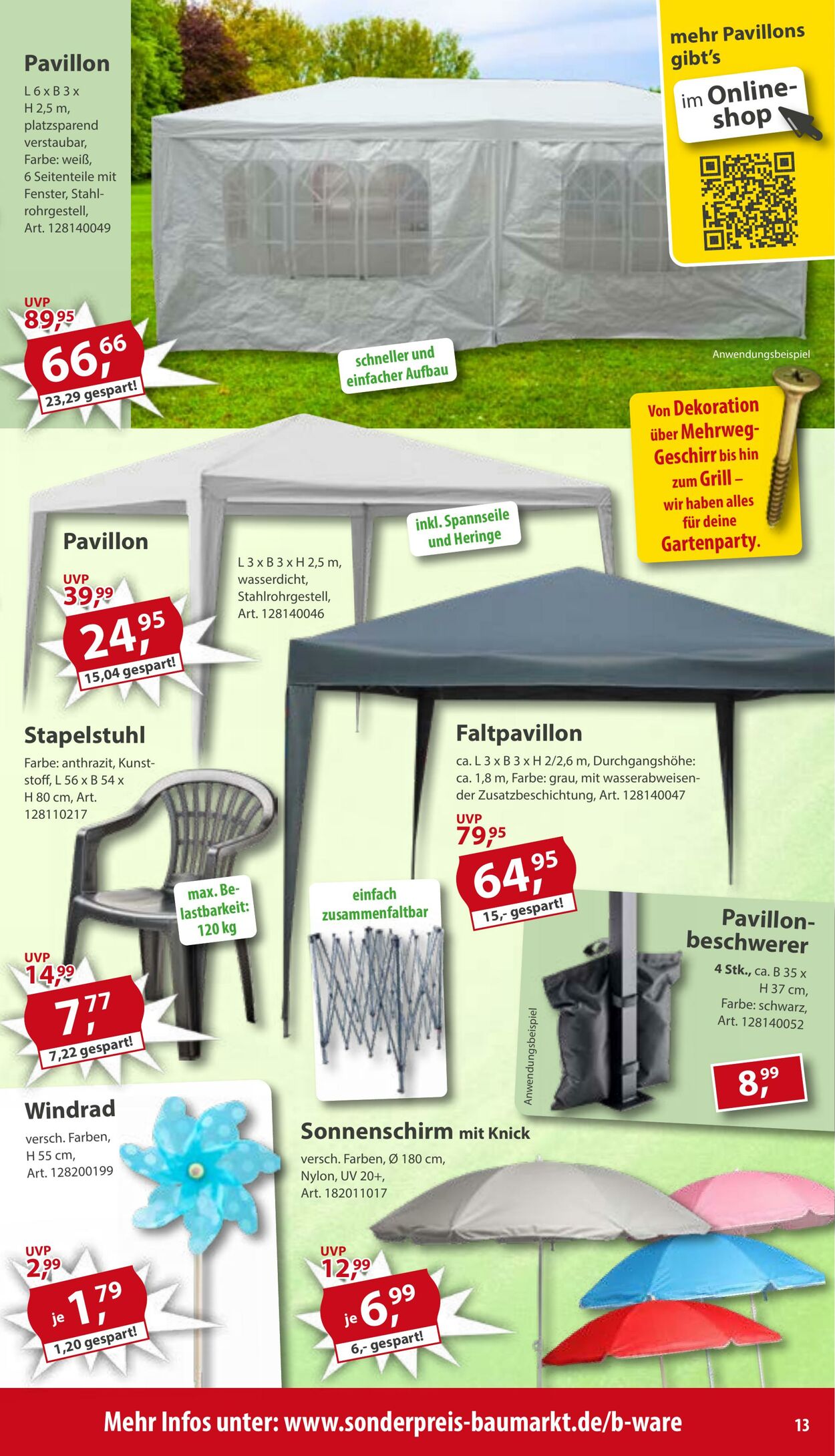 Prospekt Sonderpreis Baumarkt 28.03.2026 - 11.04.2026