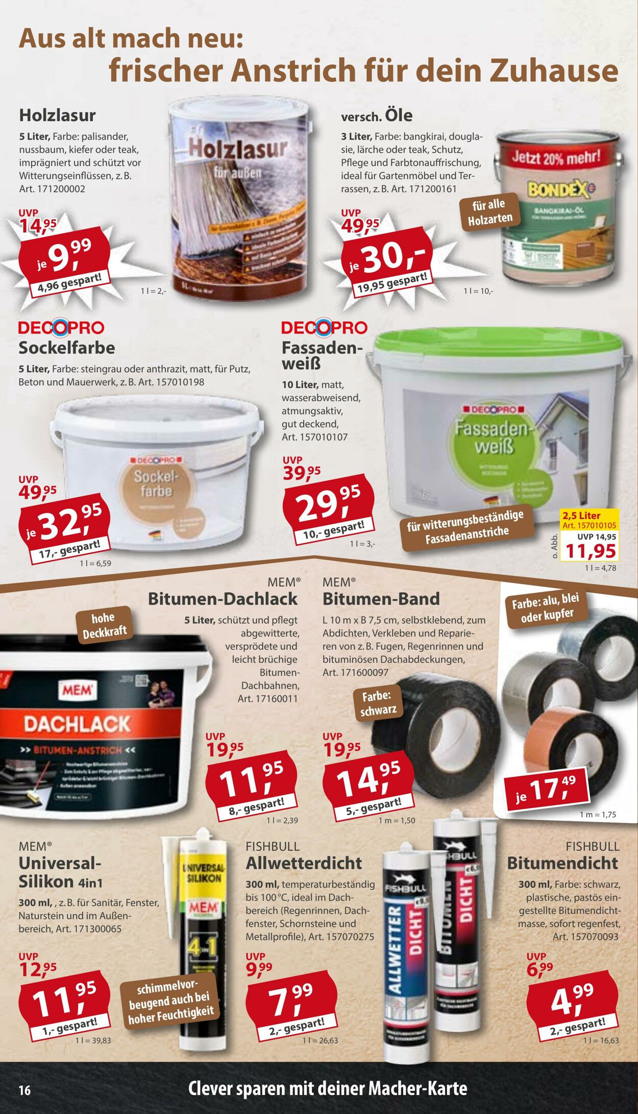 Prospekt Sonderpreis Baumarkt 28.03.2026 - 11.04.2026