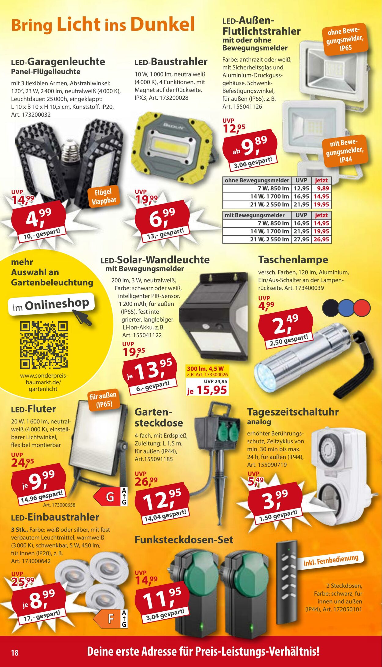 Prospekt Sonderpreis Baumarkt 04.04.2026 - 18.04.2026