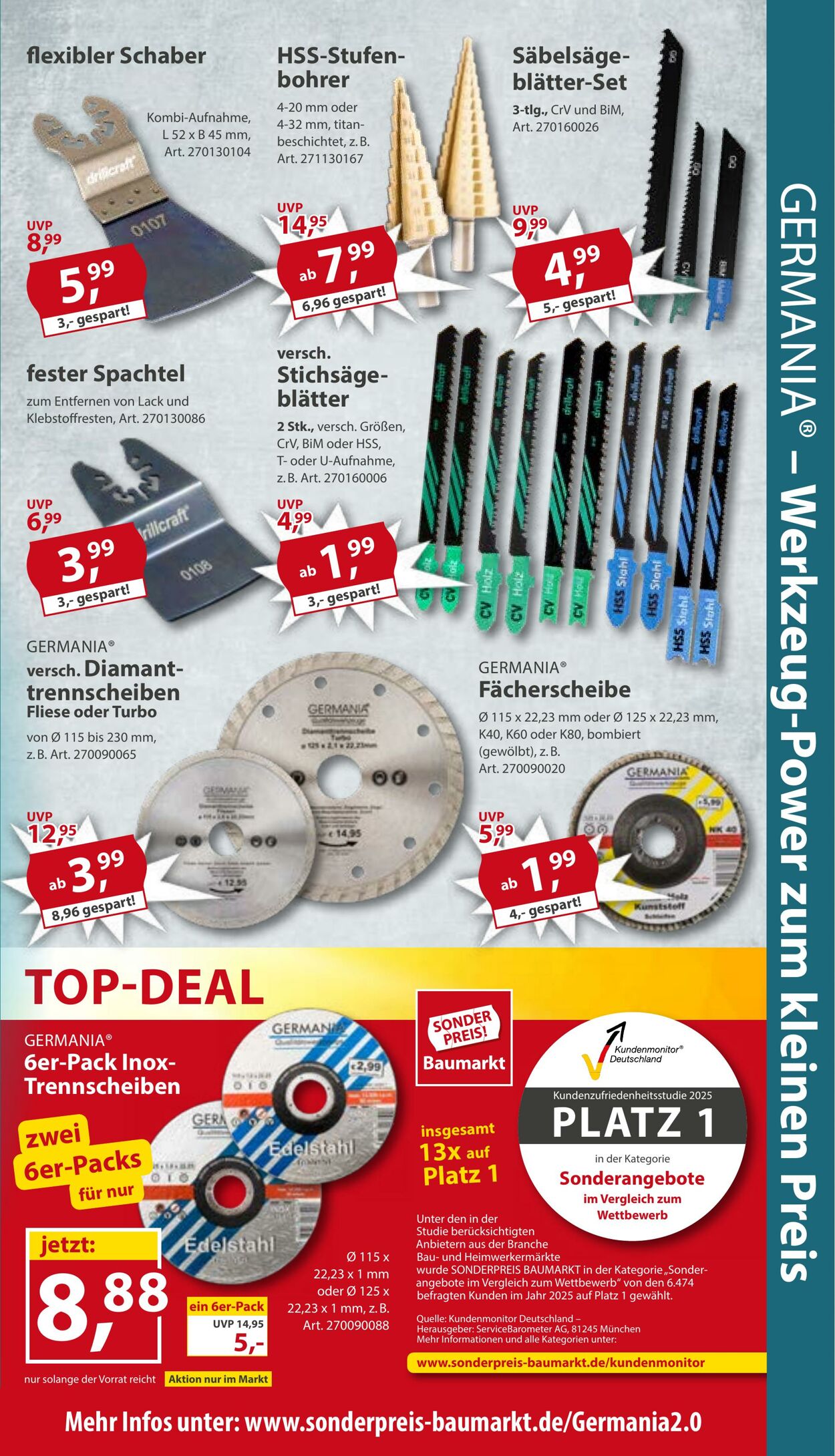 Prospekt Sonderpreis Baumarkt 04.04.2026 - 18.04.2026