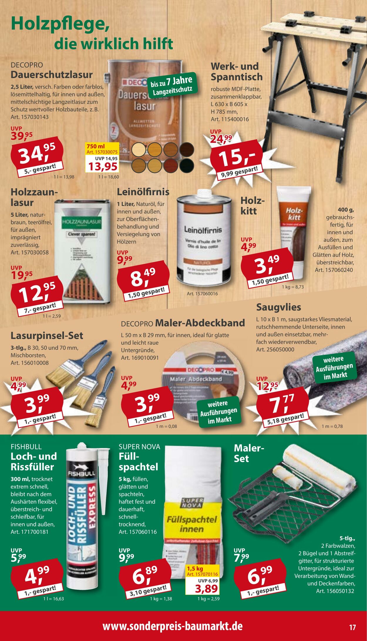 Prospekt Sonderpreis Baumarkt 04.04.2026 - 18.04.2026