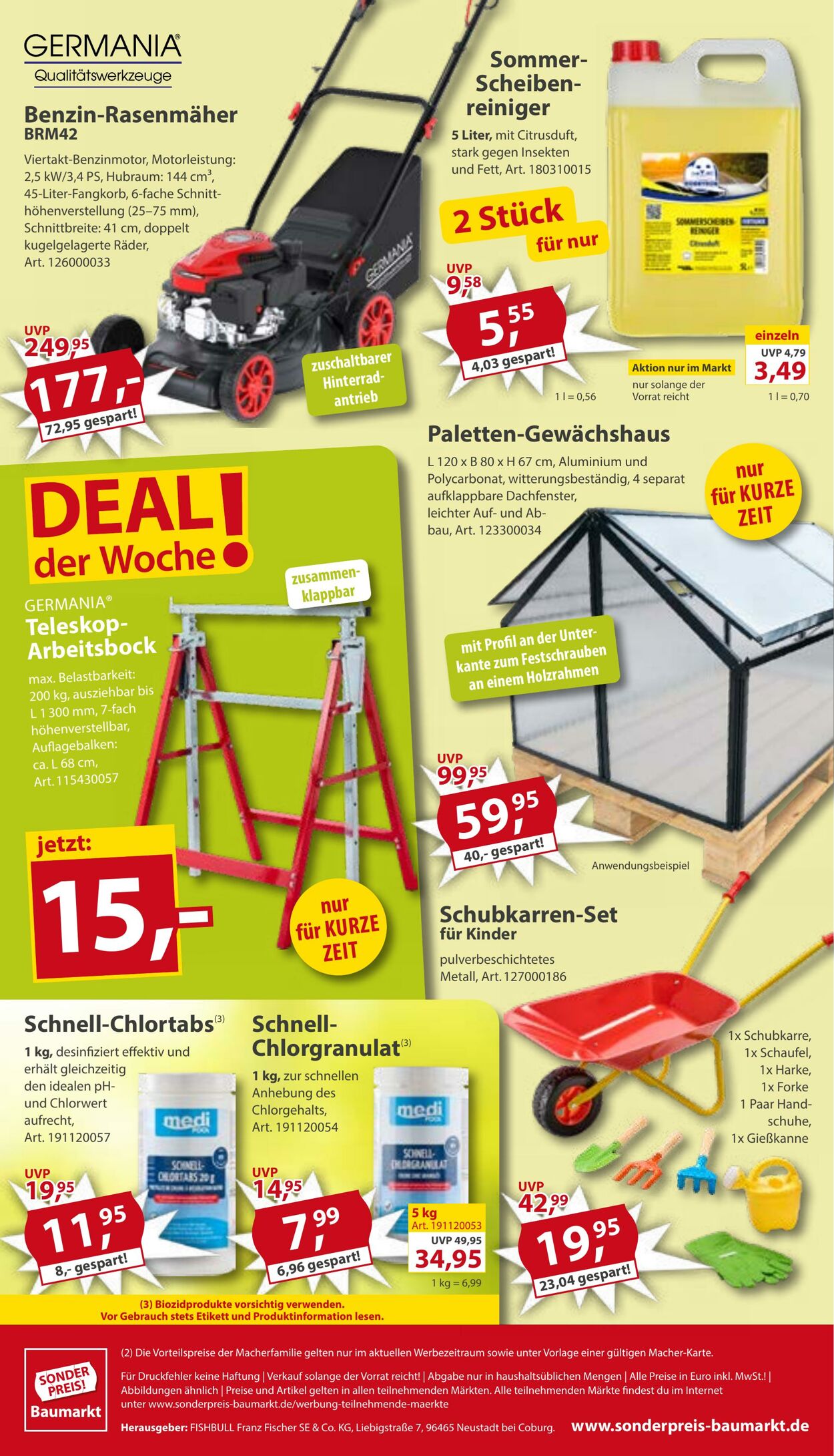 Prospekt Sonderpreis Baumarkt 04.04.2026 - 18.04.2026