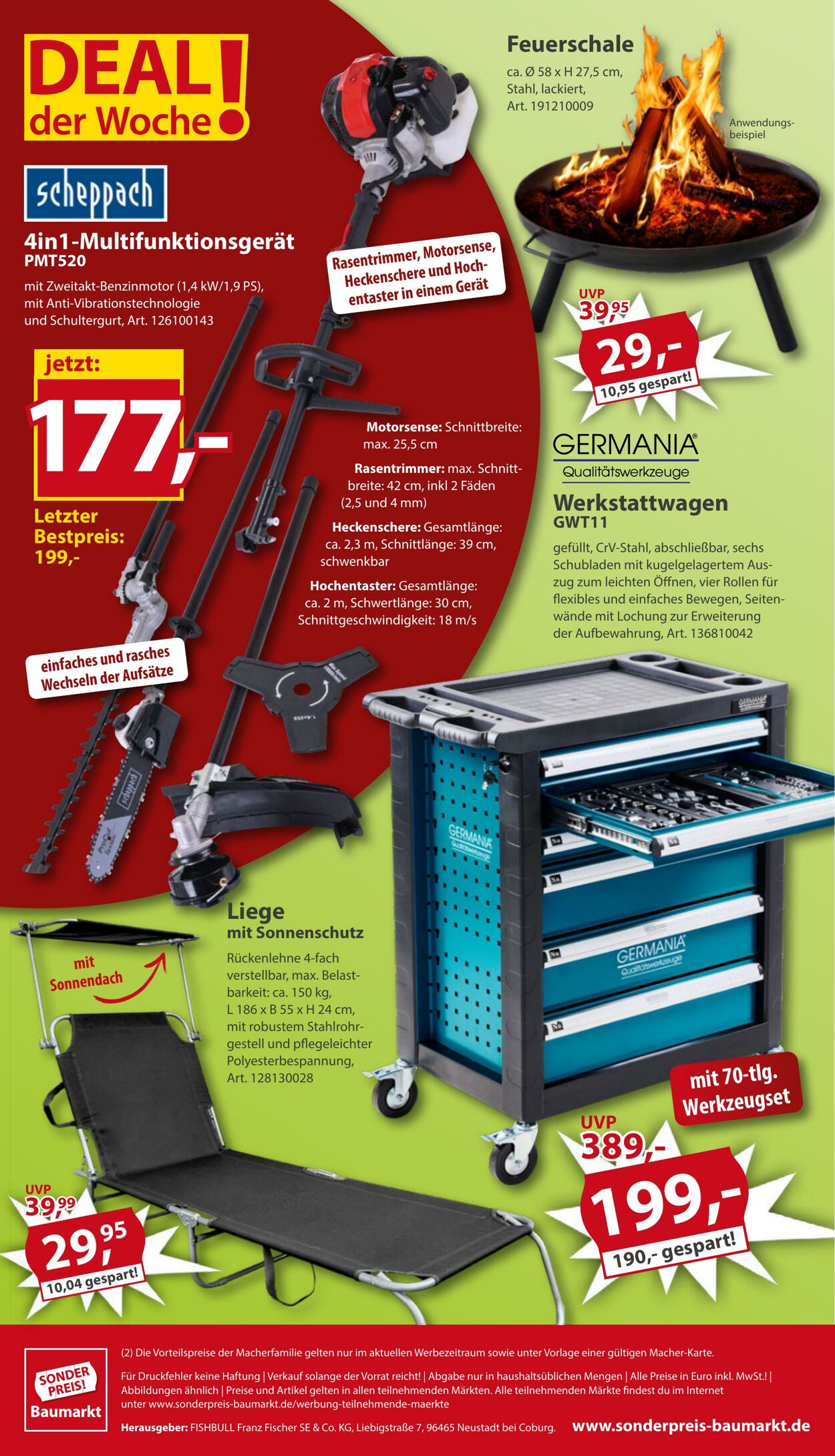 Prospekt Sonderpreis Baumarkt 11.04.2026 - 25.04.2026