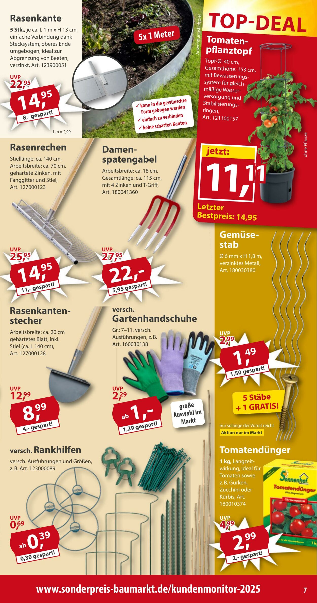 Prospekt Sonderpreis Baumarkt 11.04.2026 - 25.04.2026