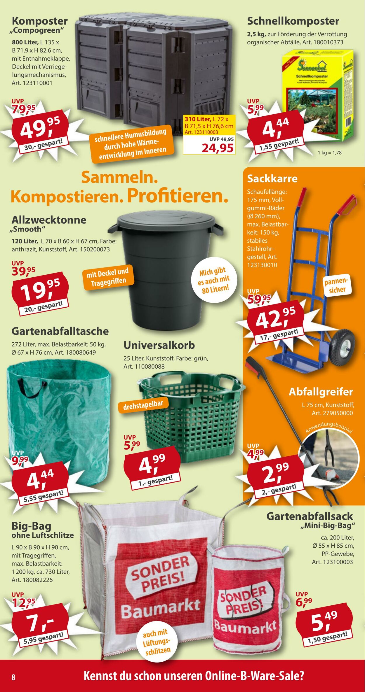 Prospekt Sonderpreis Baumarkt 11.04.2026 - 25.04.2026