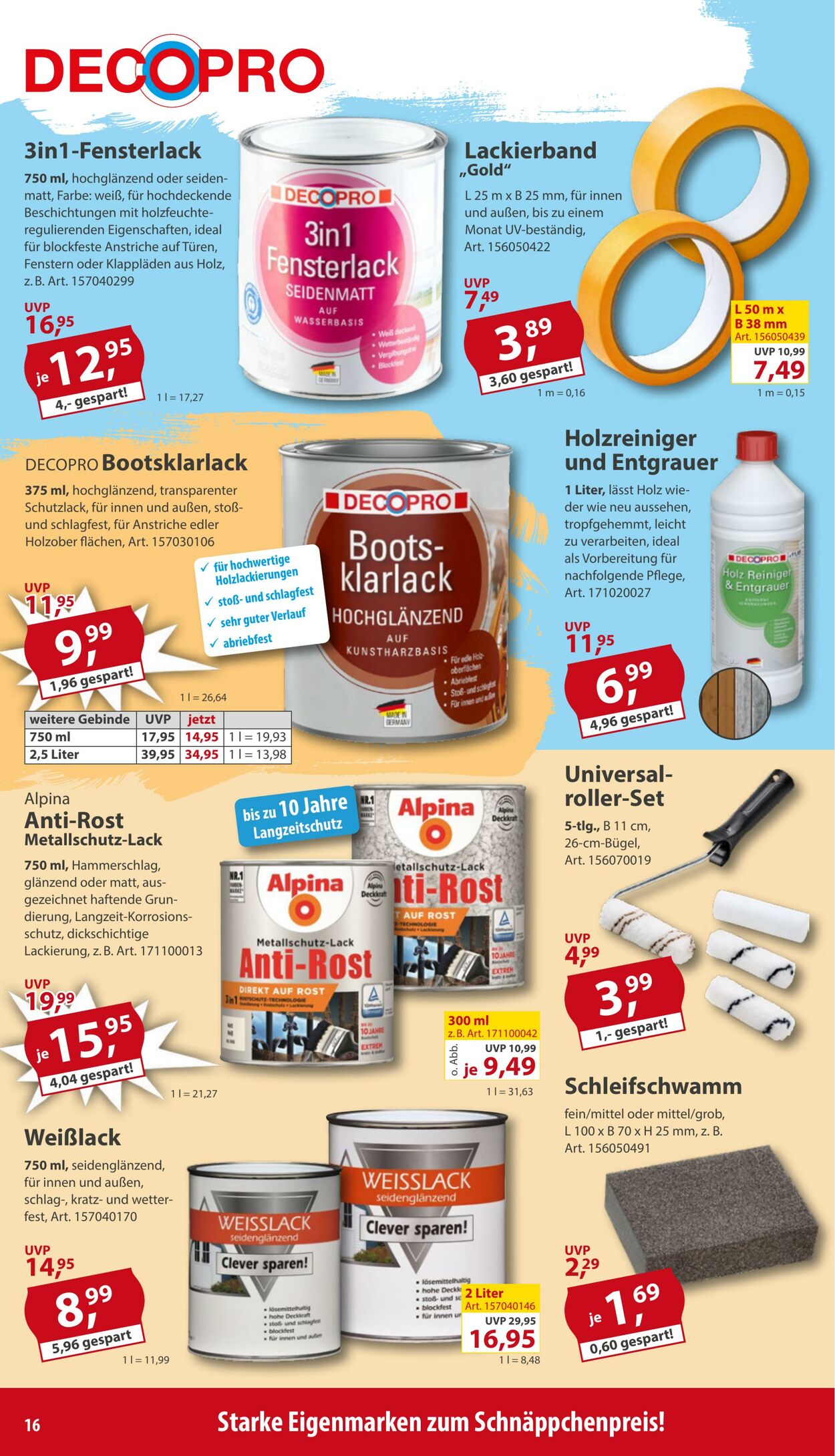 Prospekt Sonderpreis Baumarkt 11.04.2026 - 25.04.2026