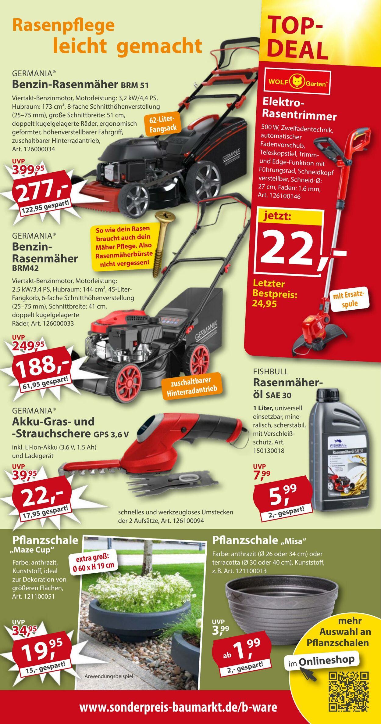 Prospekt Sonderpreis Baumarkt 11.04.2026 - 25.04.2026