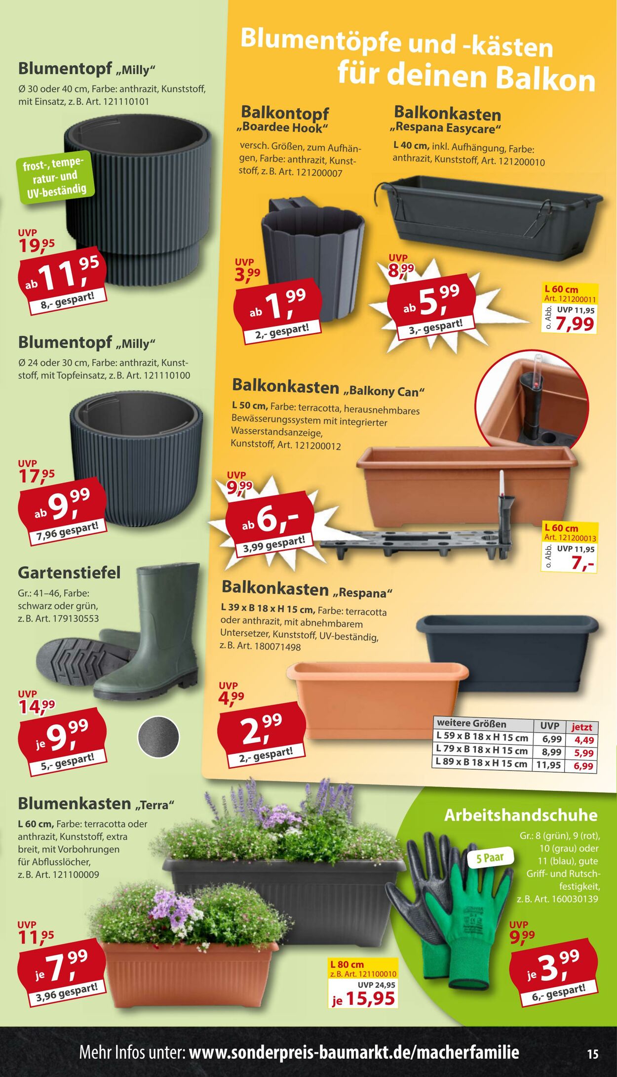 Prospekt Sonderpreis Baumarkt 18.04.2026 - 02.05.2026