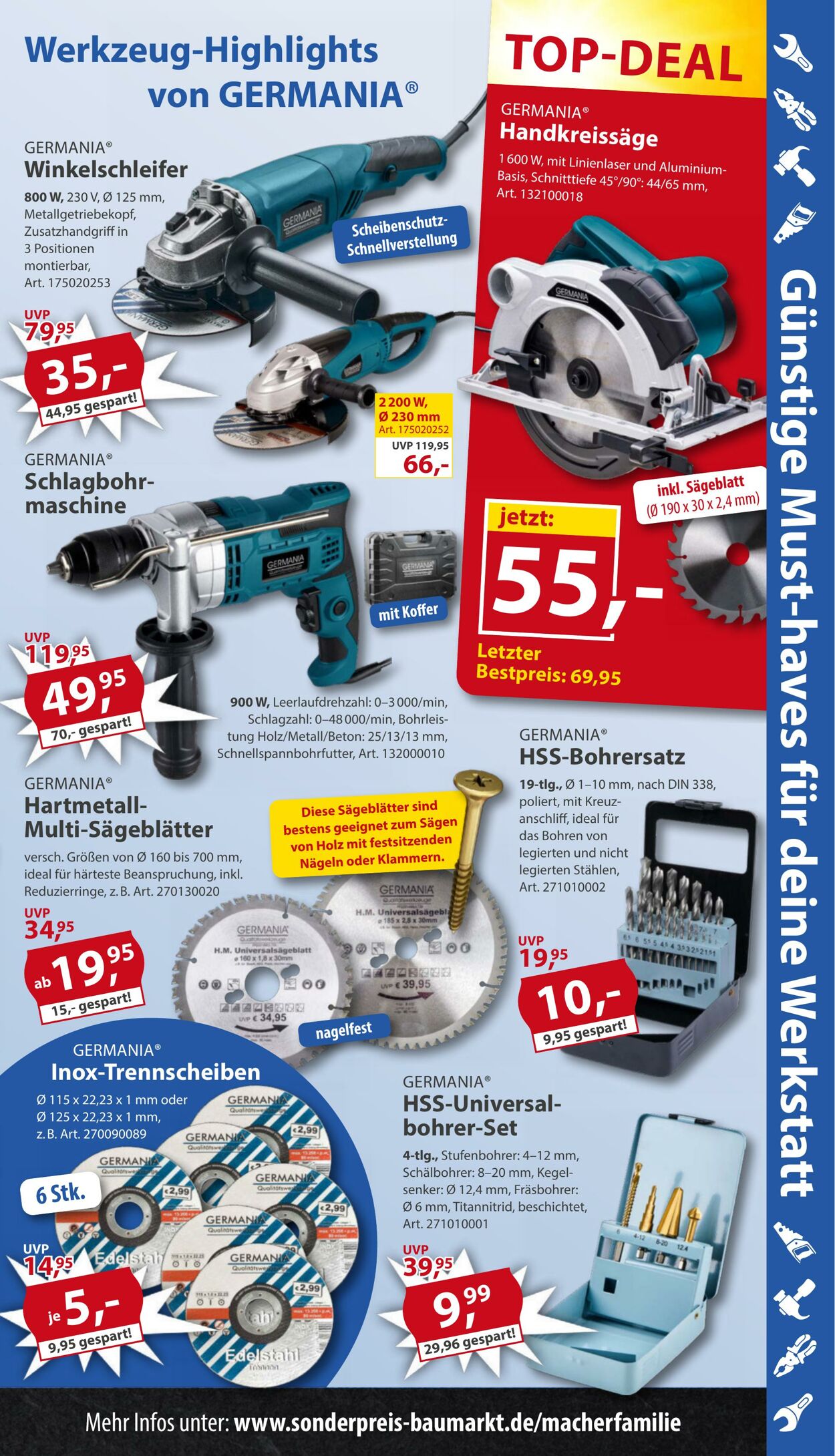 Prospekt Sonderpreis Baumarkt 18.04.2026 - 02.05.2026