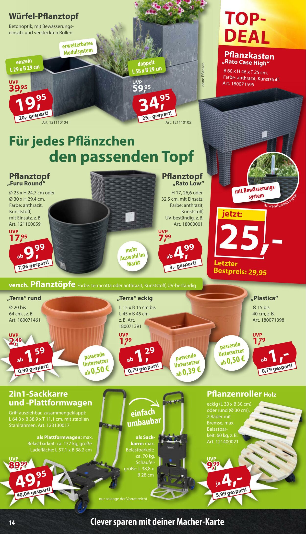 Prospekt Sonderpreis Baumarkt 18.04.2026 - 02.05.2026