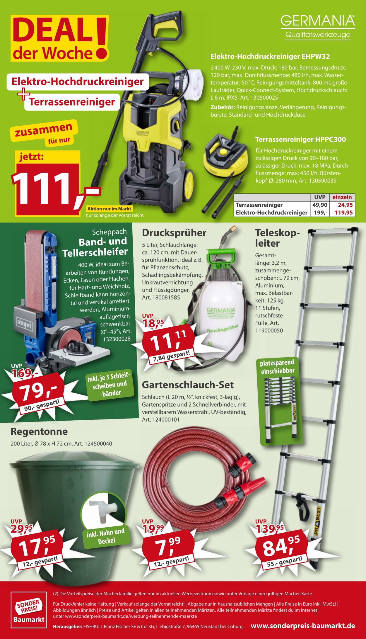 Prospekt Sonderpreis Baumarkt 18.04.2026 - 02.05.2026