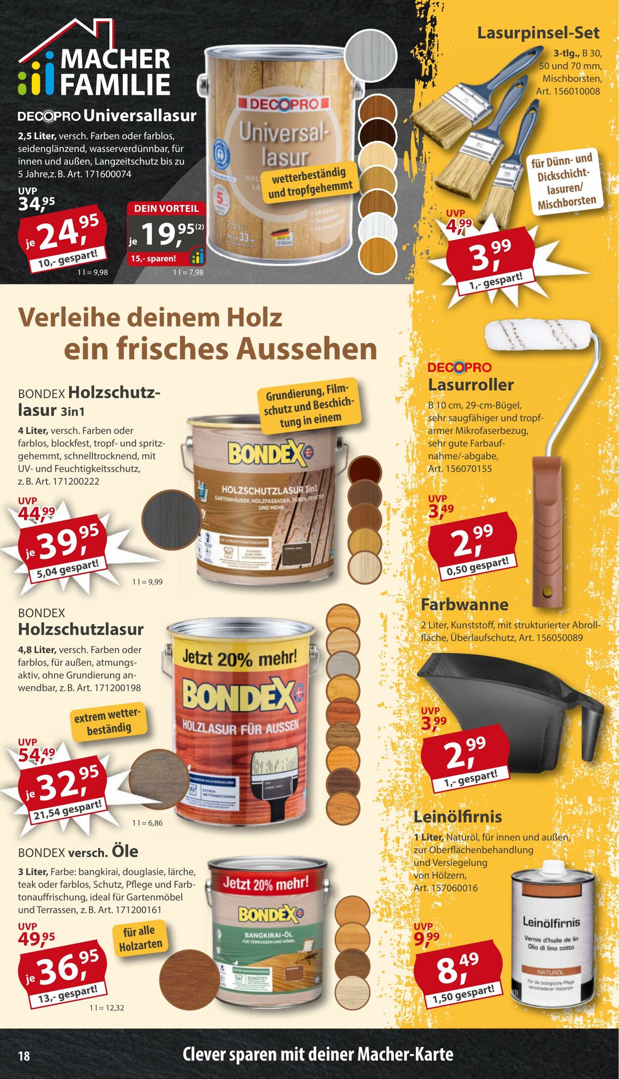 Prospekt Sonderpreis Baumarkt 18.04.2026 - 02.05.2026