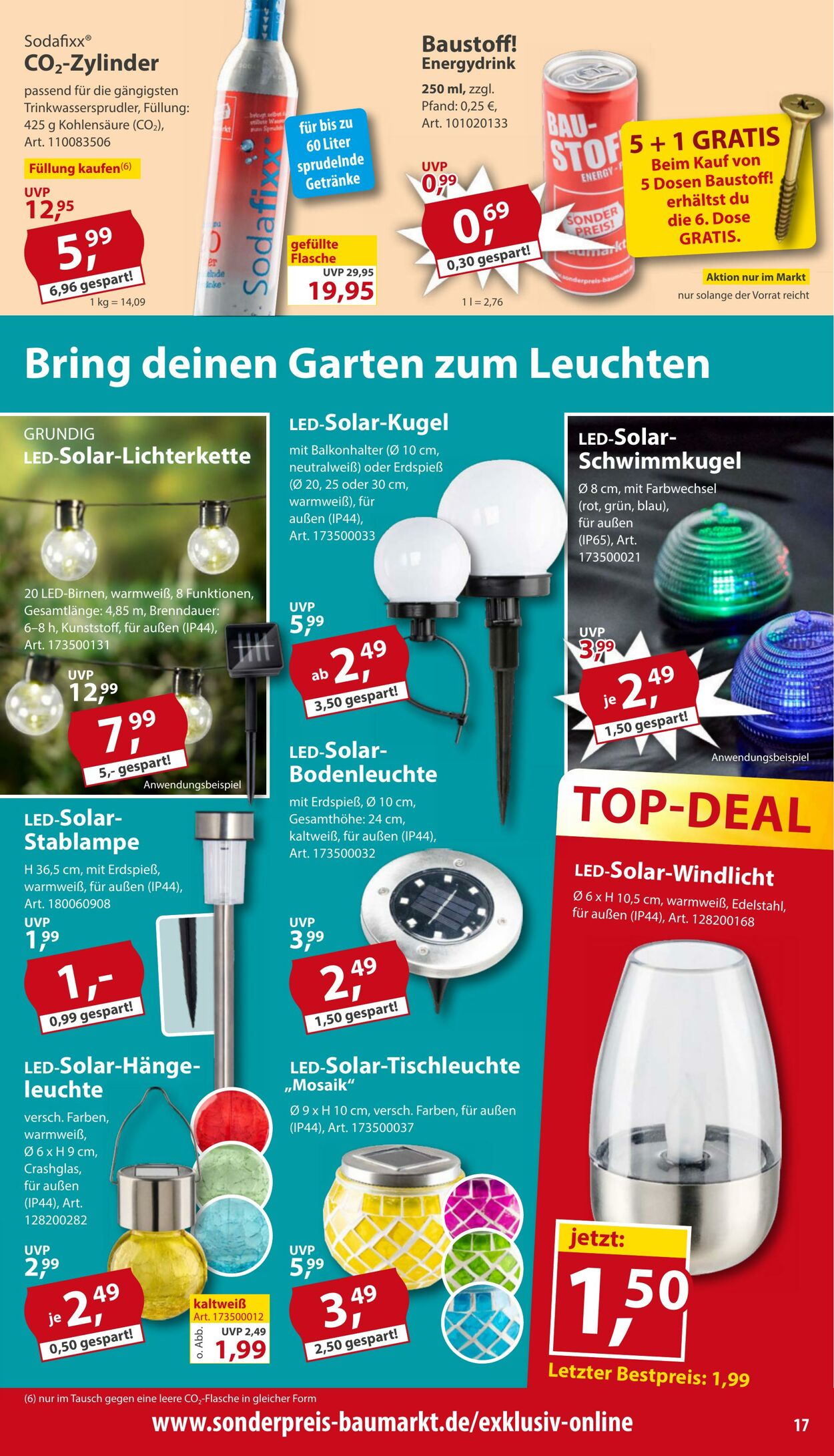 Prospekt Sonderpreis Baumarkt 18.04.2026 - 02.05.2026