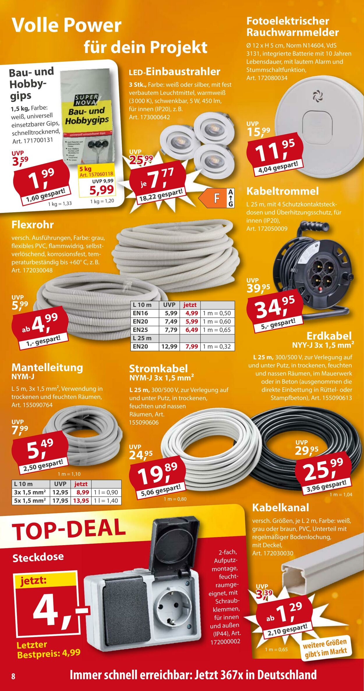 Prospekt Sonderpreis Baumarkt 25.04.2026 - 09.05.2026