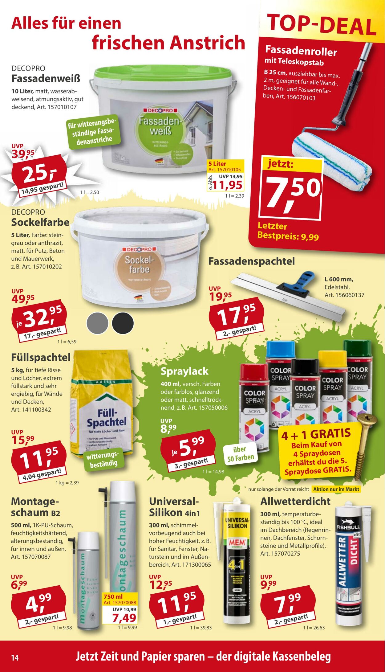 Prospekt Sonderpreis Baumarkt 25.04.2026 - 09.05.2026