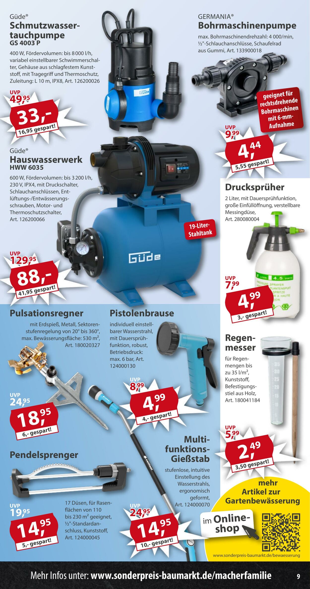 Prospekt Sonderpreis Baumarkt 02.05.2026 - 16.05.2026