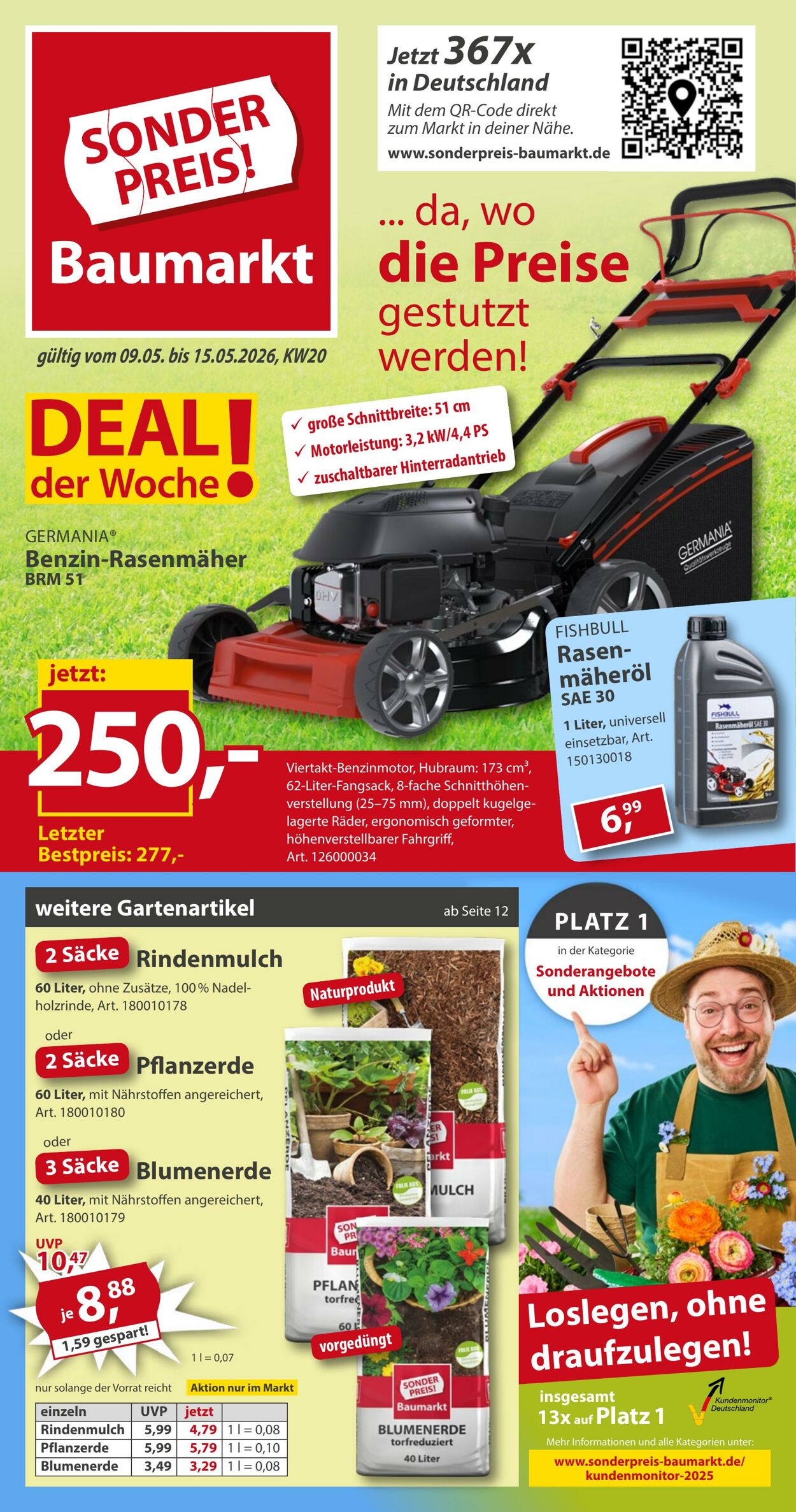 Prospekt Sonderpreis Baumarkt 02.05.2026 - 16.05.2026